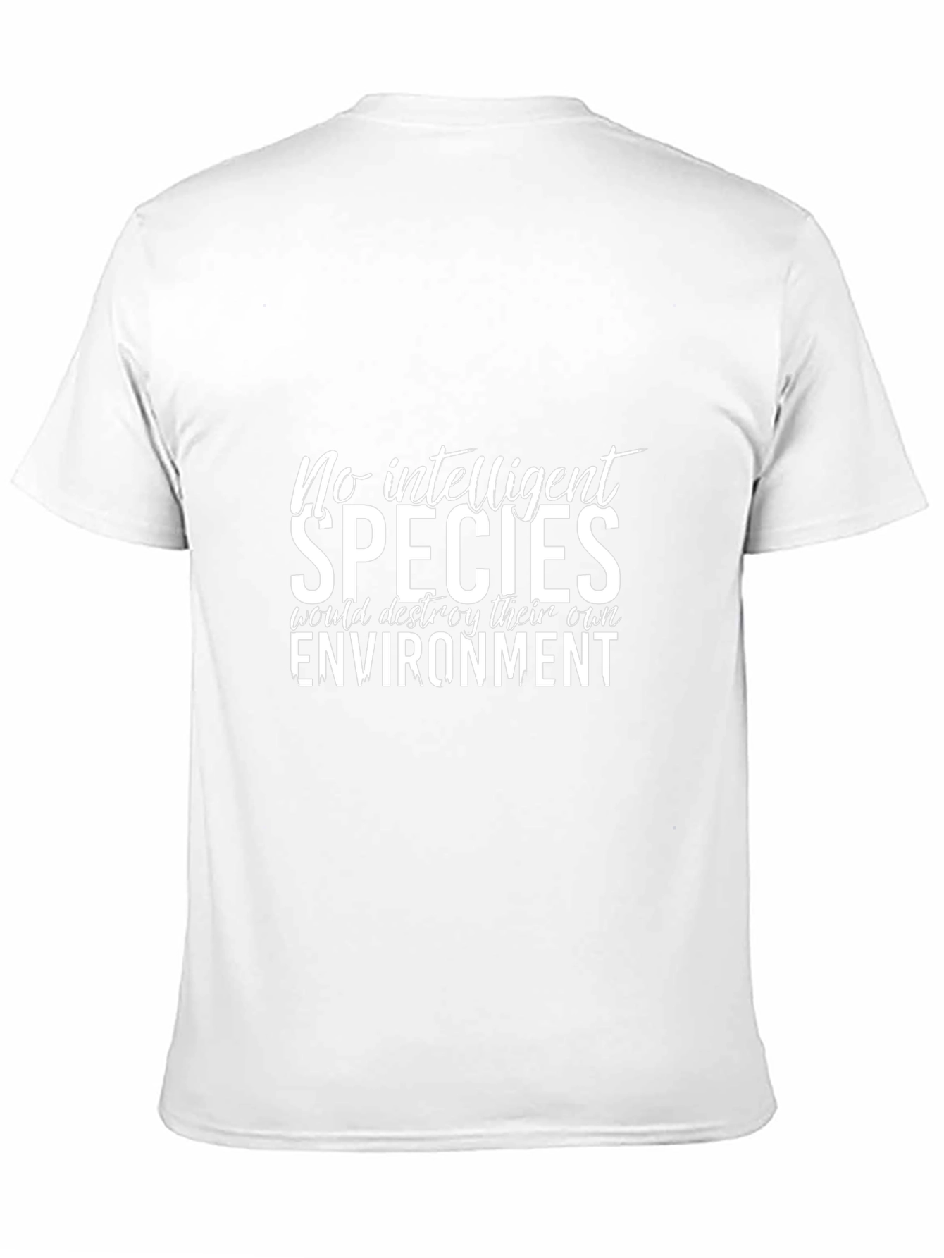 No Intelligent Species Black T-Shirt