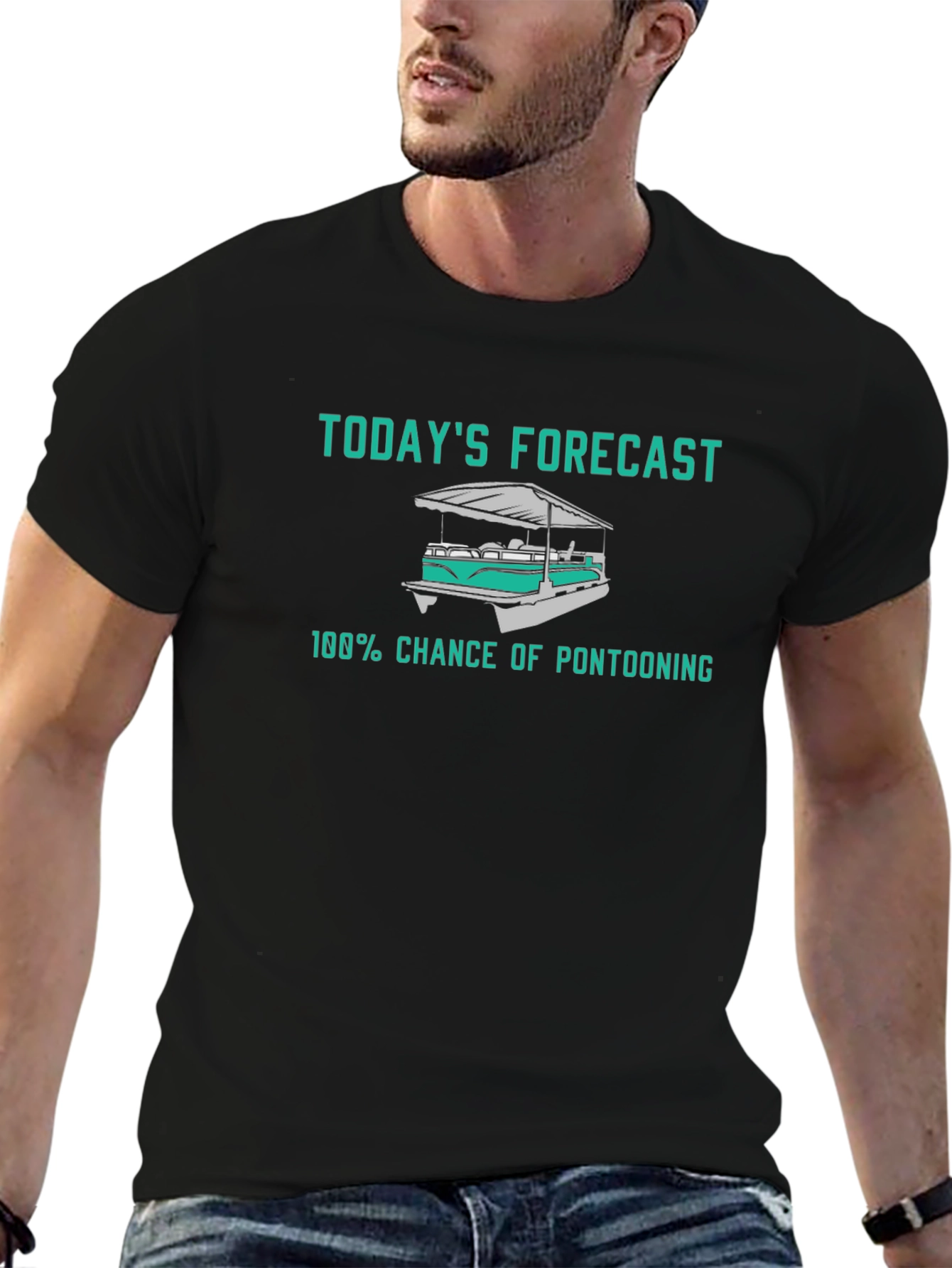 Pontooning Forecast T-Shirt - Boating Apparel