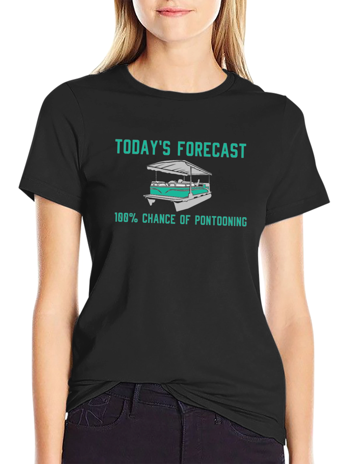 Pontooning Forecast T-Shirt - Boating Apparel