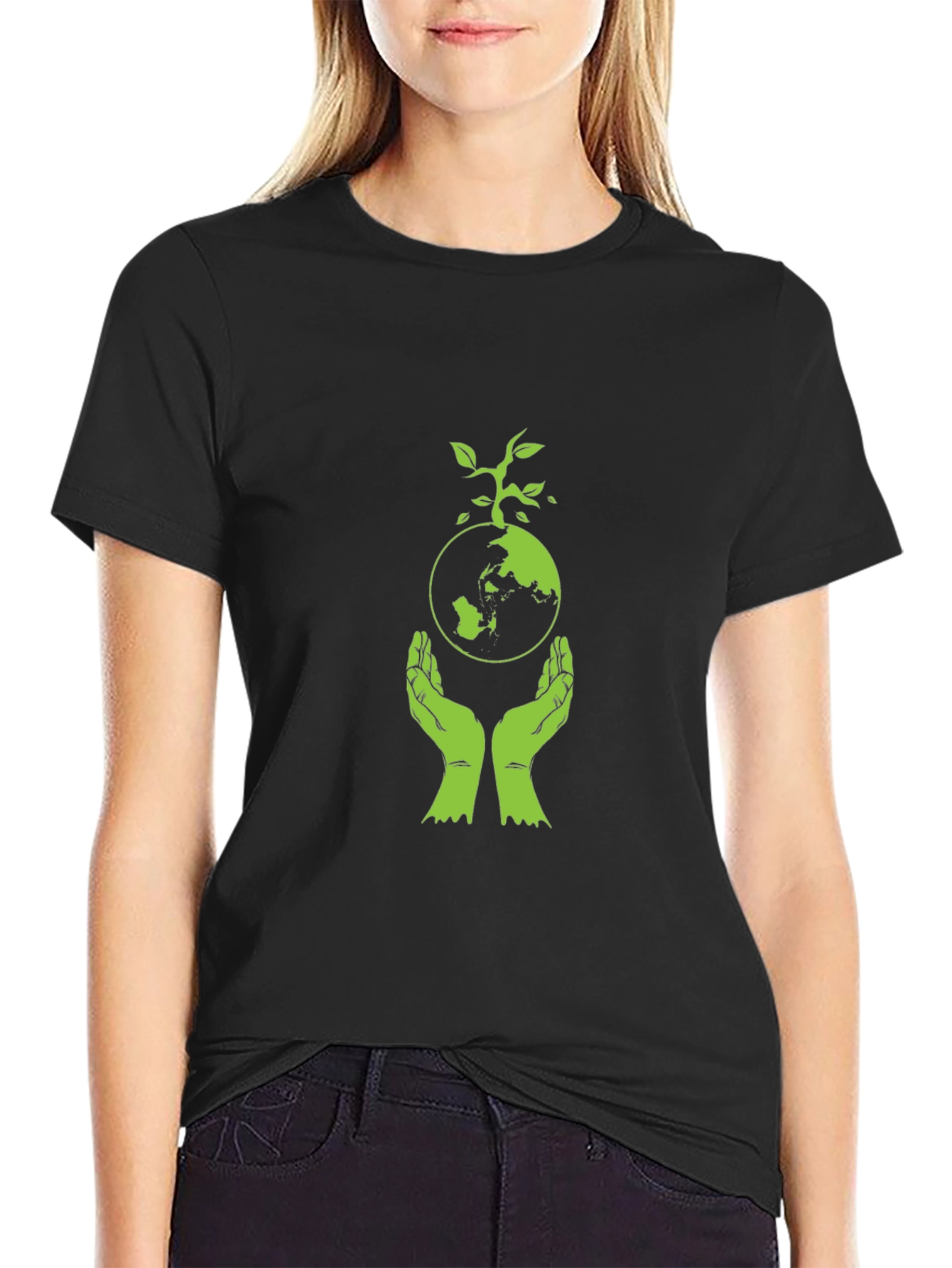 Eco-Friendly Graphic Tee: Protect Our Planet!