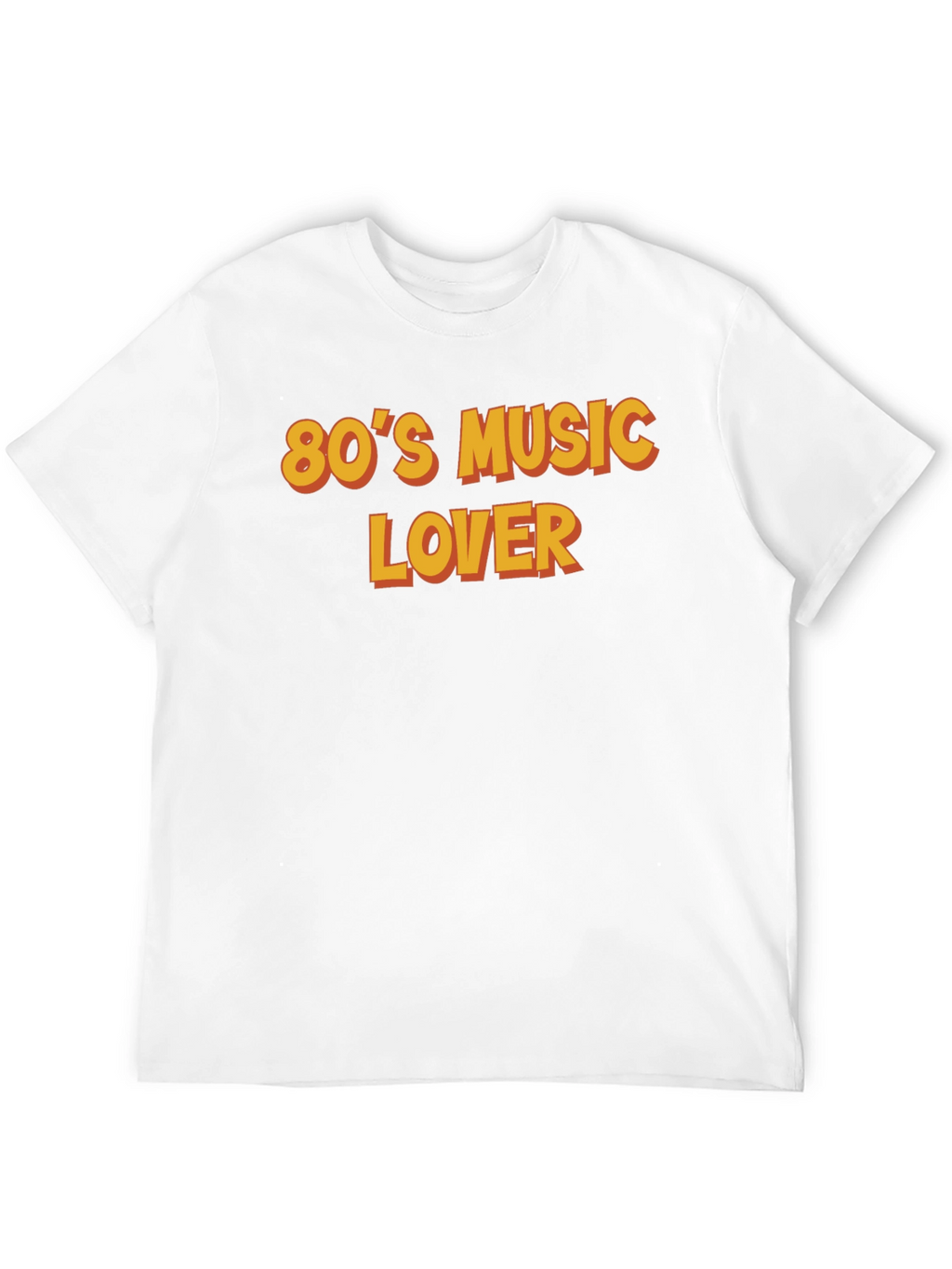 80s Music Lover Black T-Shirt