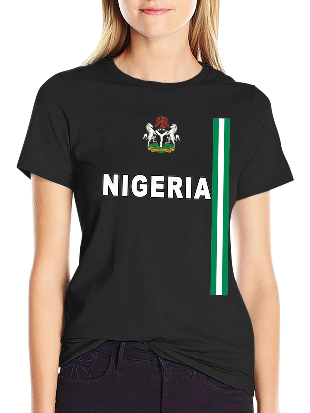 Nigeria Pride Black T-Shirt