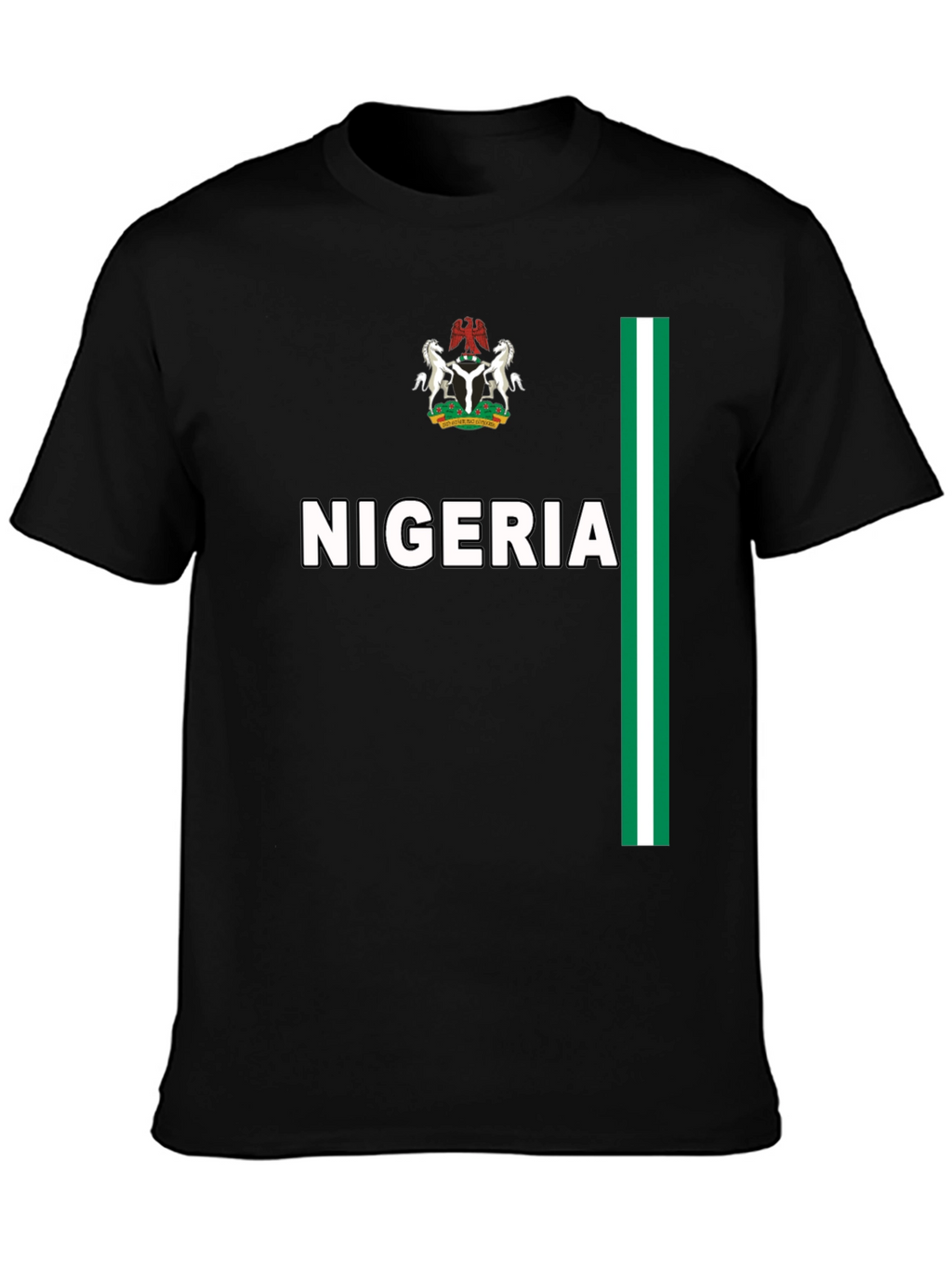 Nigeria Pride Black T-Shirt