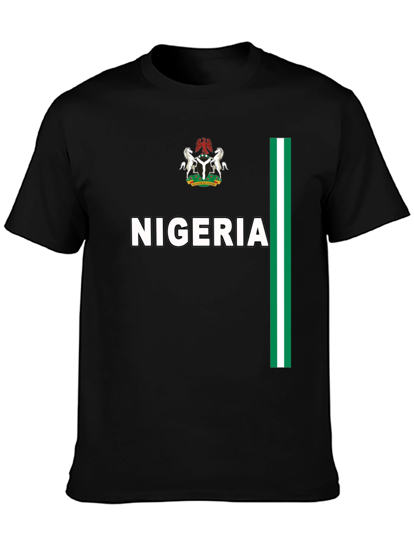Nigeria Pride Black T-Shirt