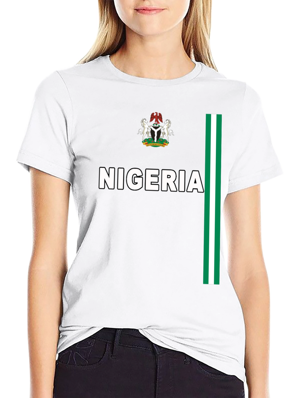 Nigeria Pride Black T-Shirt