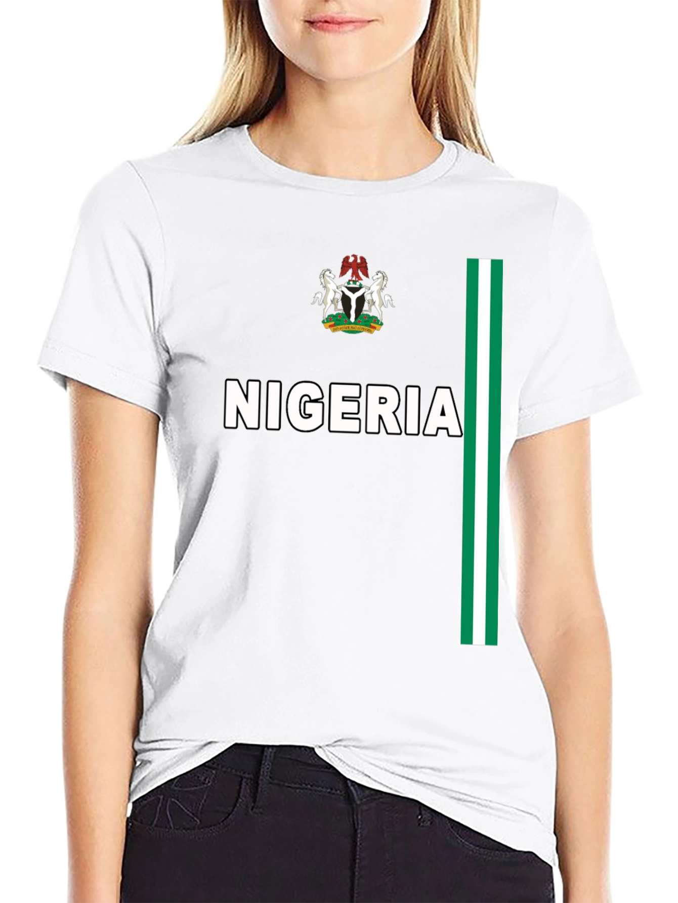Nigeria Pride Black T-Shirt