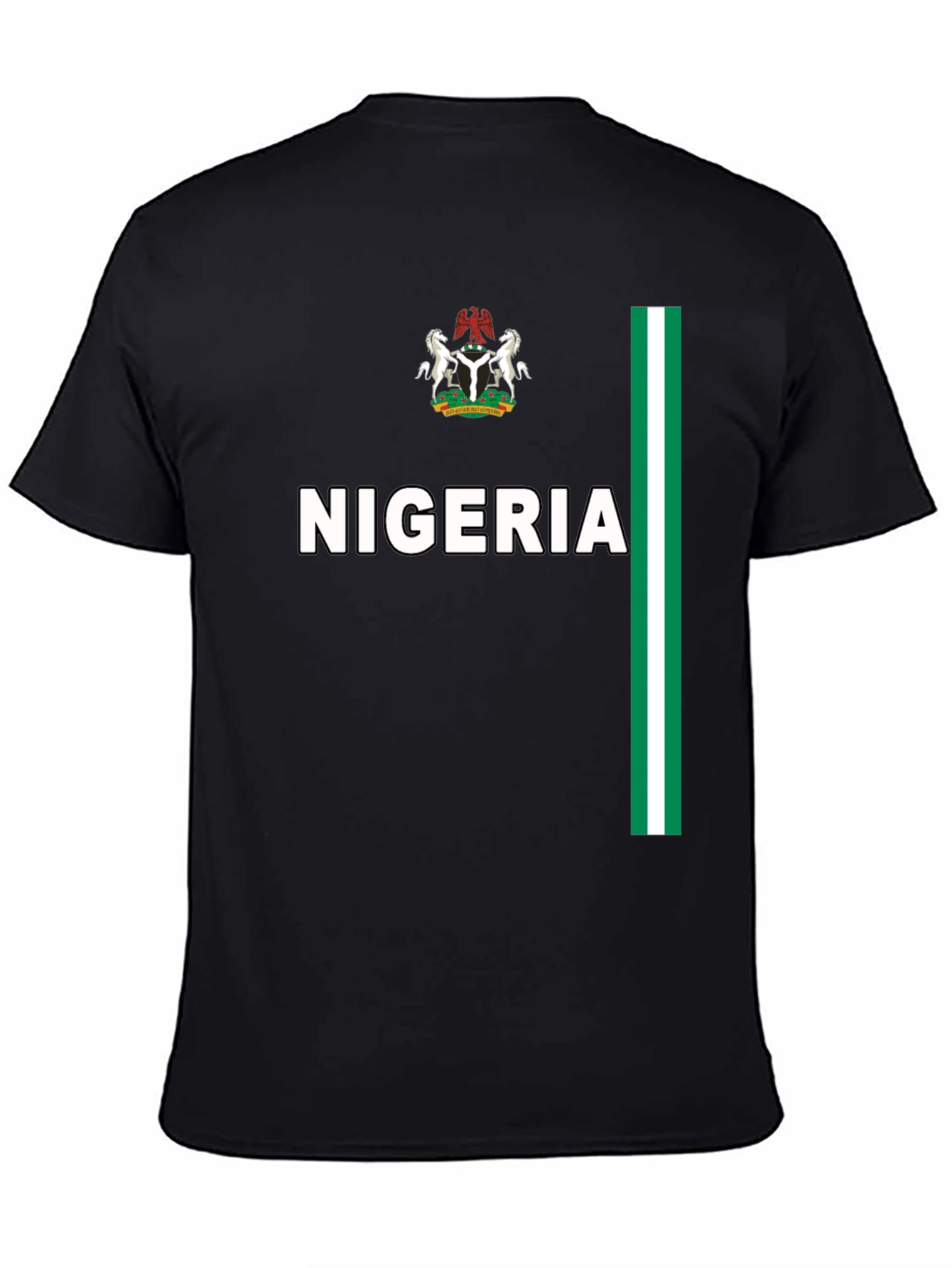 Nigeria Pride Black T-Shirt