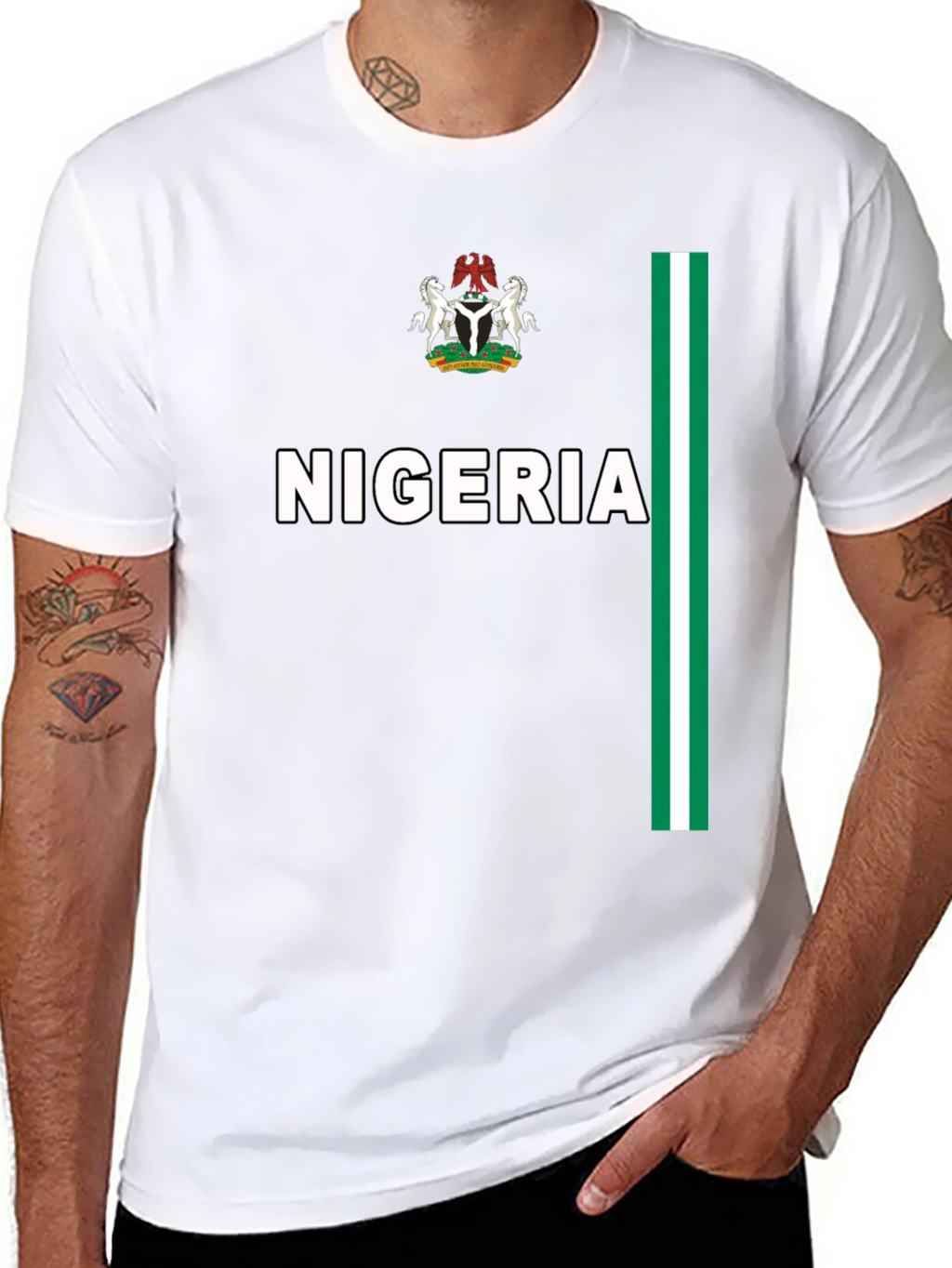 Nigeria Pride Black T-Shirt