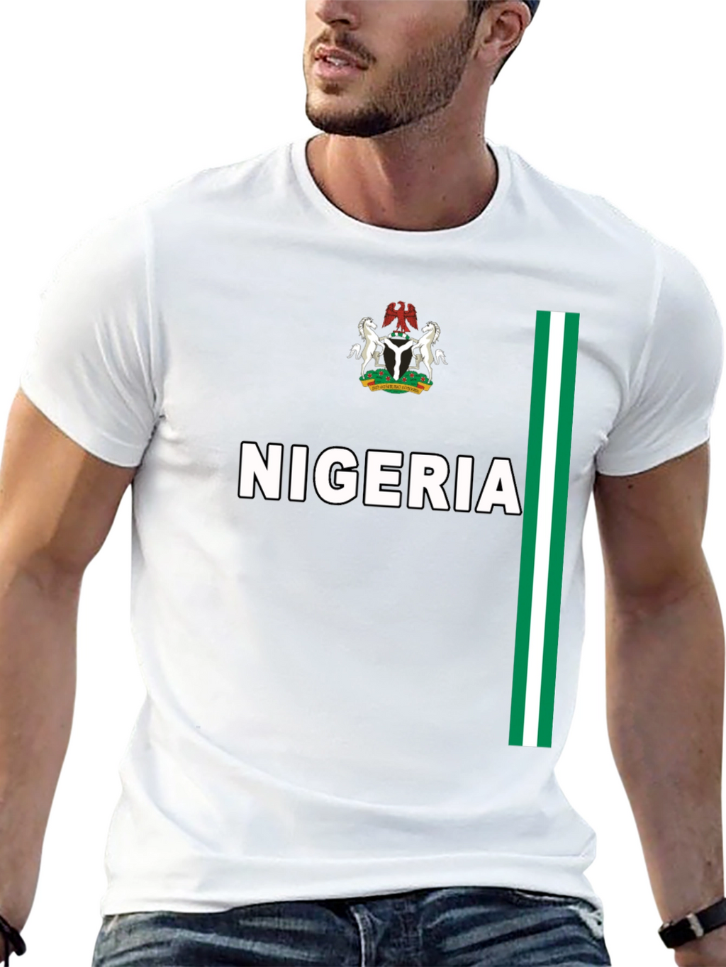 Nigeria Pride Black T-Shirt