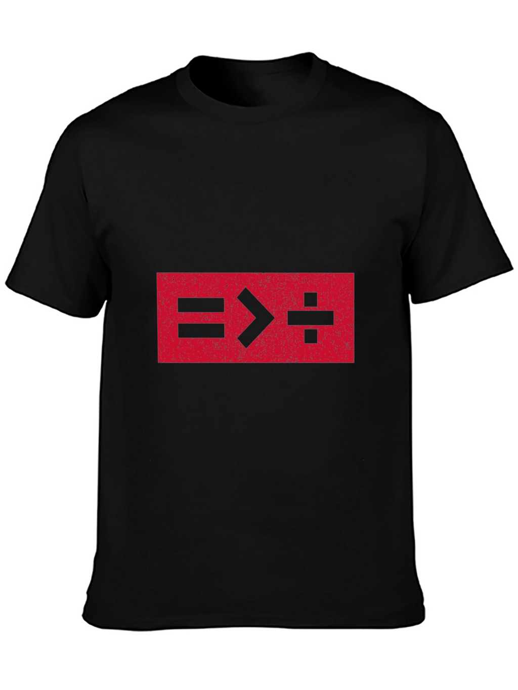 Equals Greater Than Divide Math T-Shirt
