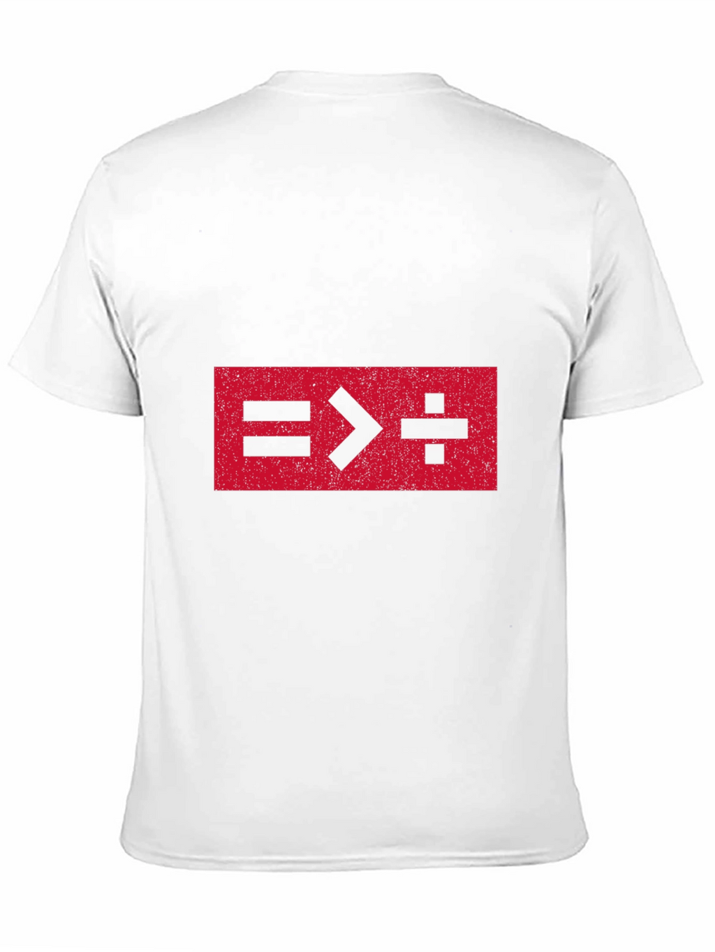 Equals Greater Than Divide Math T-Shirt