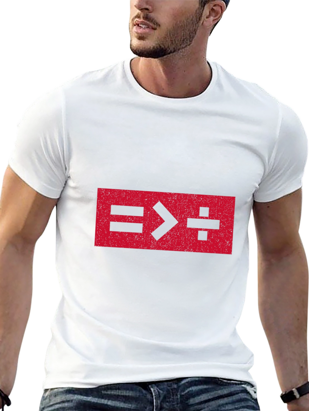 Equals Greater Than Divide Math T-Shirt