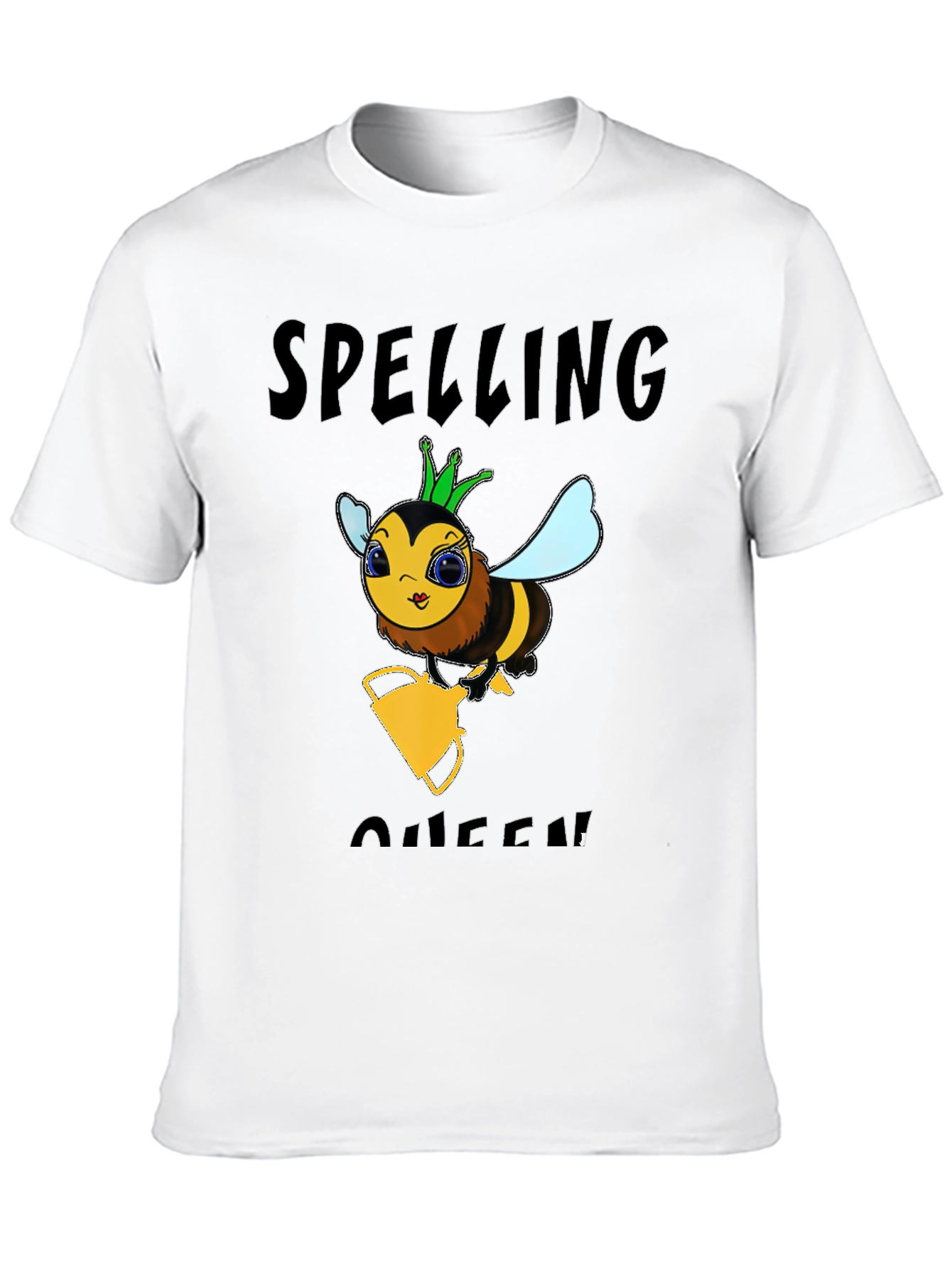 Spelling Bee Queen Black T-Shirt