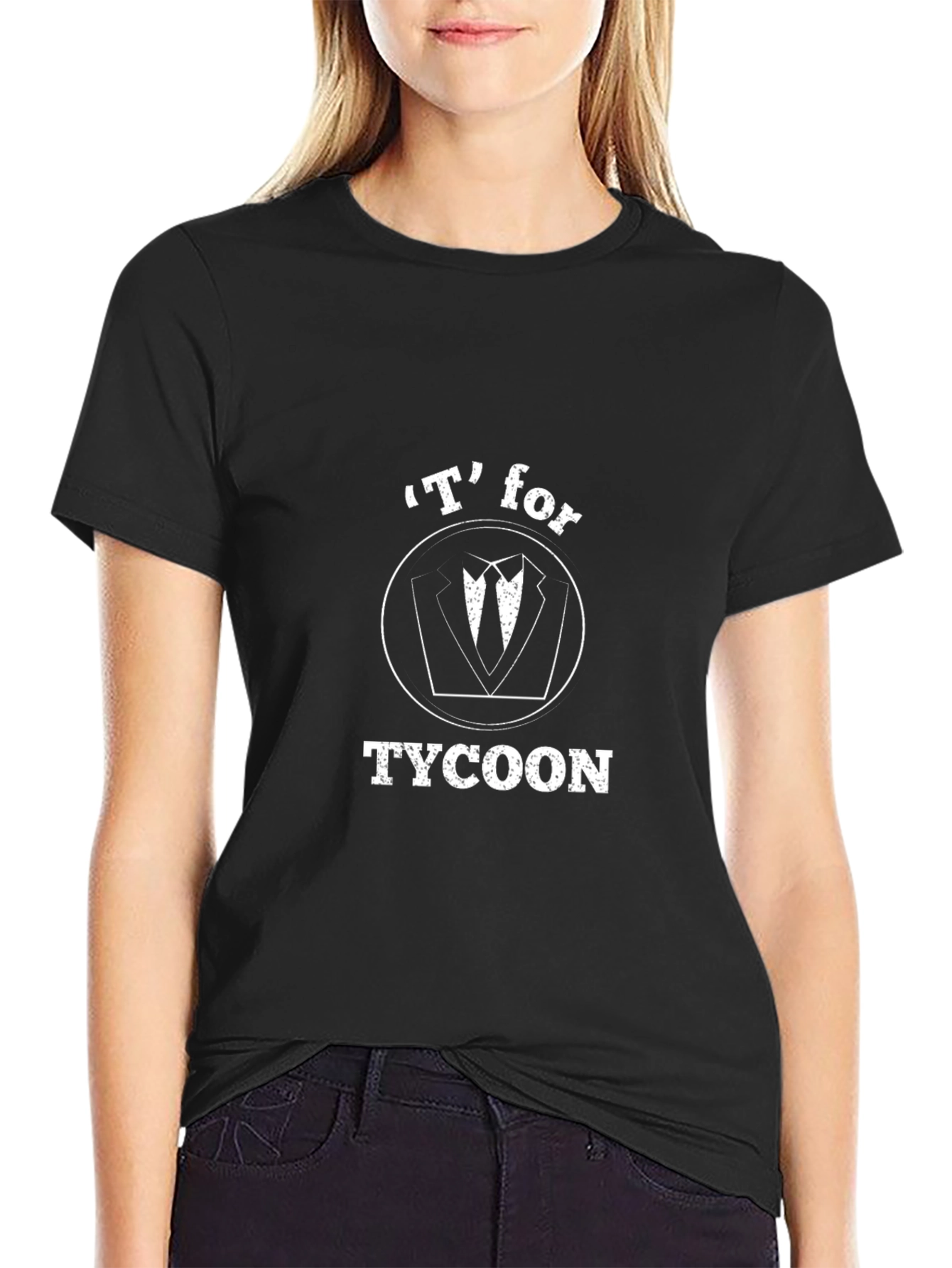 T for Tycoon - Black T-Shirt
