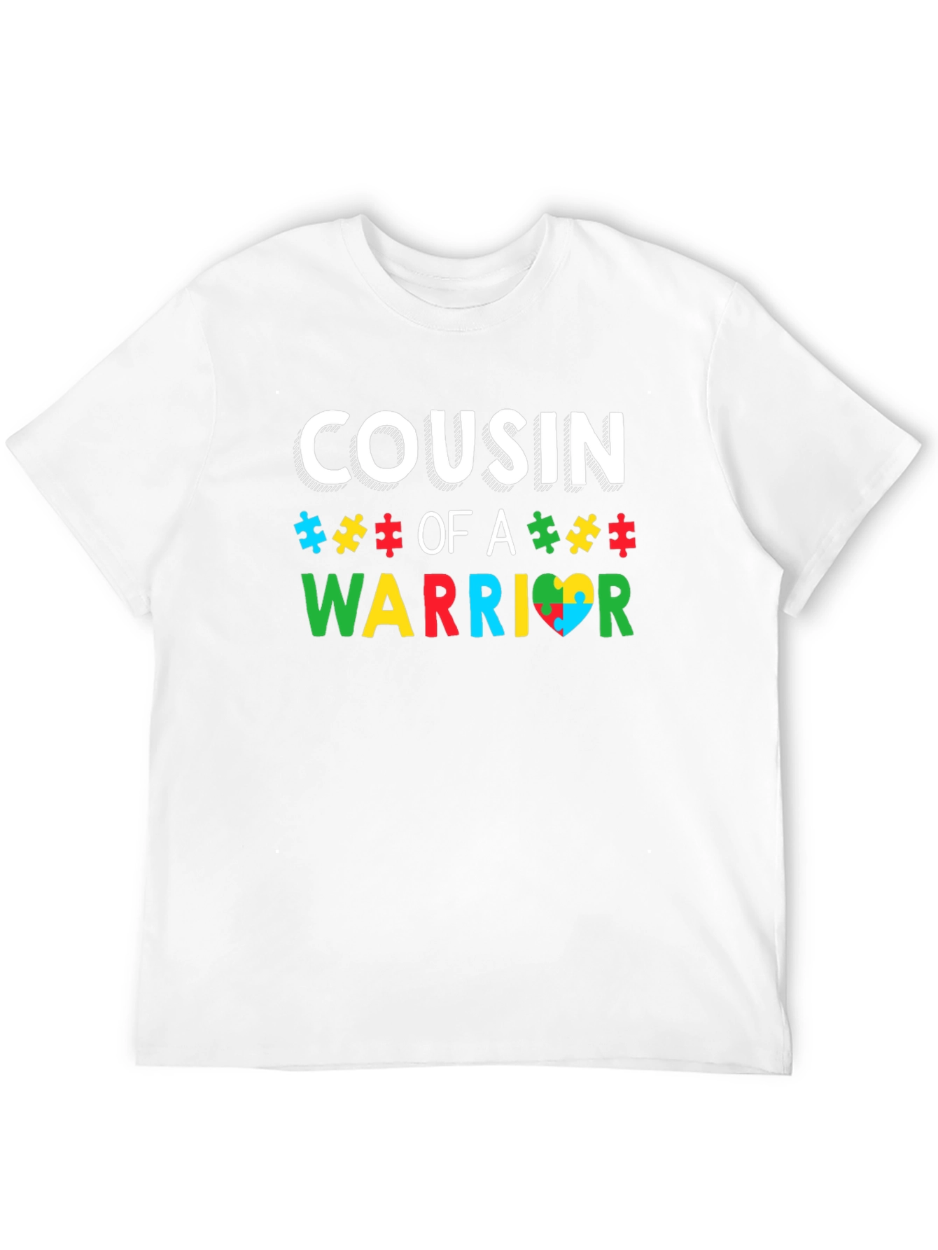 Cousin of A Warrior Autism Awareness T-Shirt