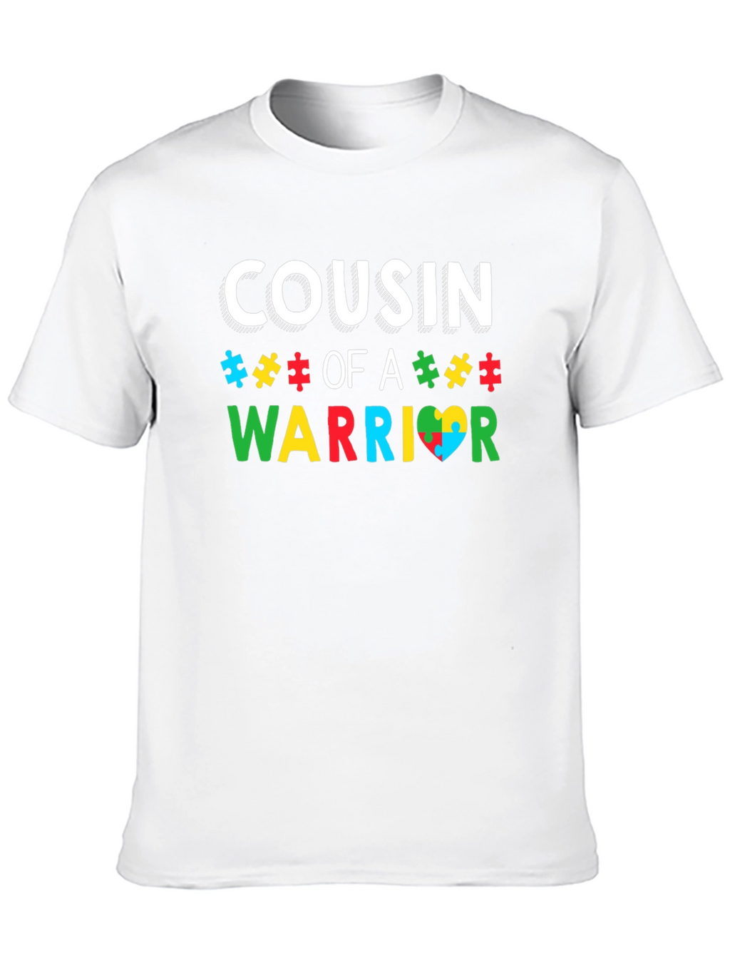 Cousin of A Warrior Autism Awareness T-Shirt