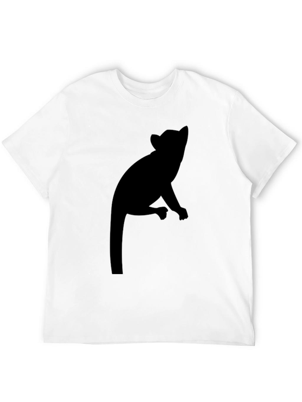 Silhouette Opossum Black Graphic Tee