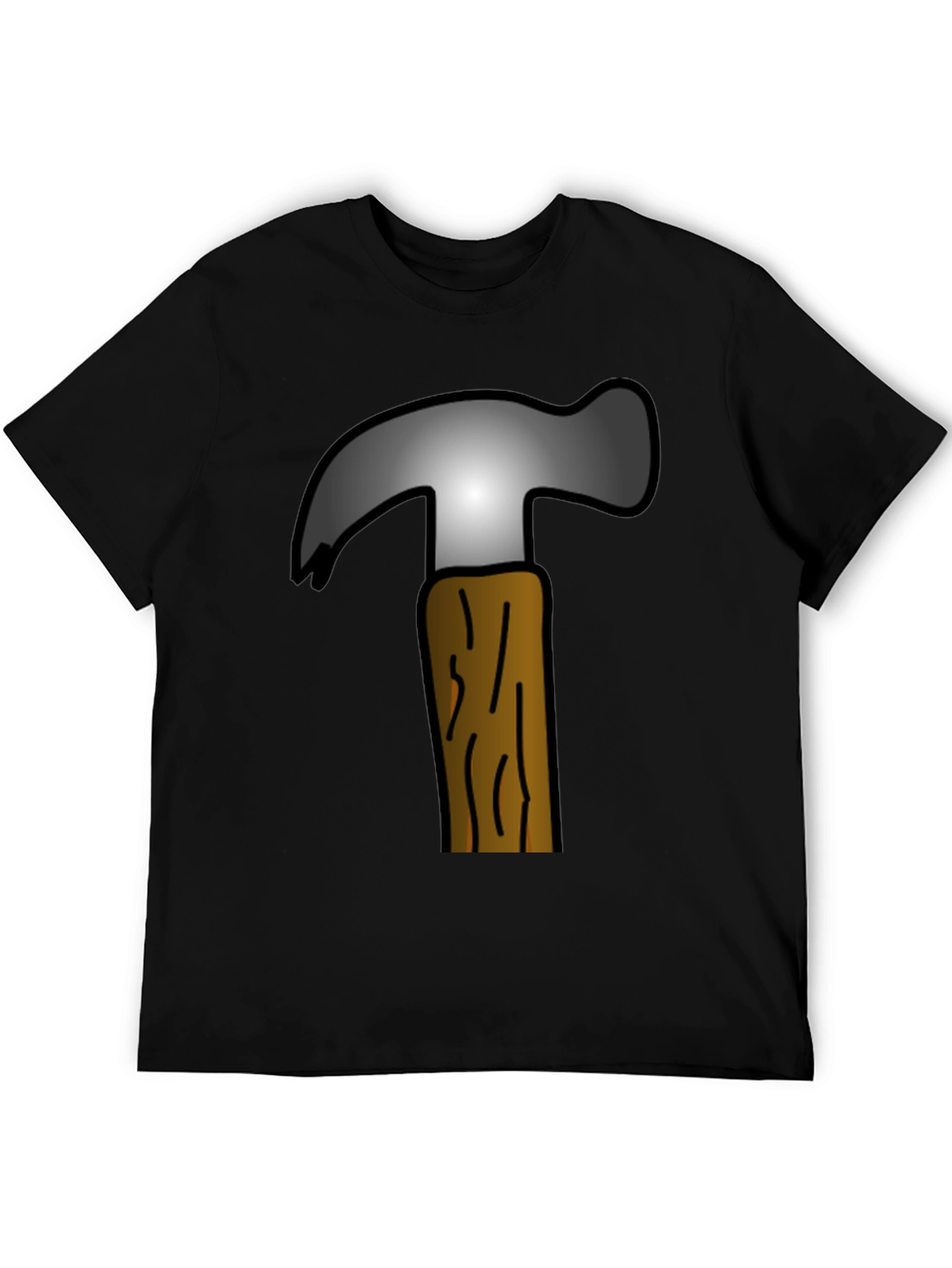 Hammer Graphic Tee - Cartoon Tool Design
