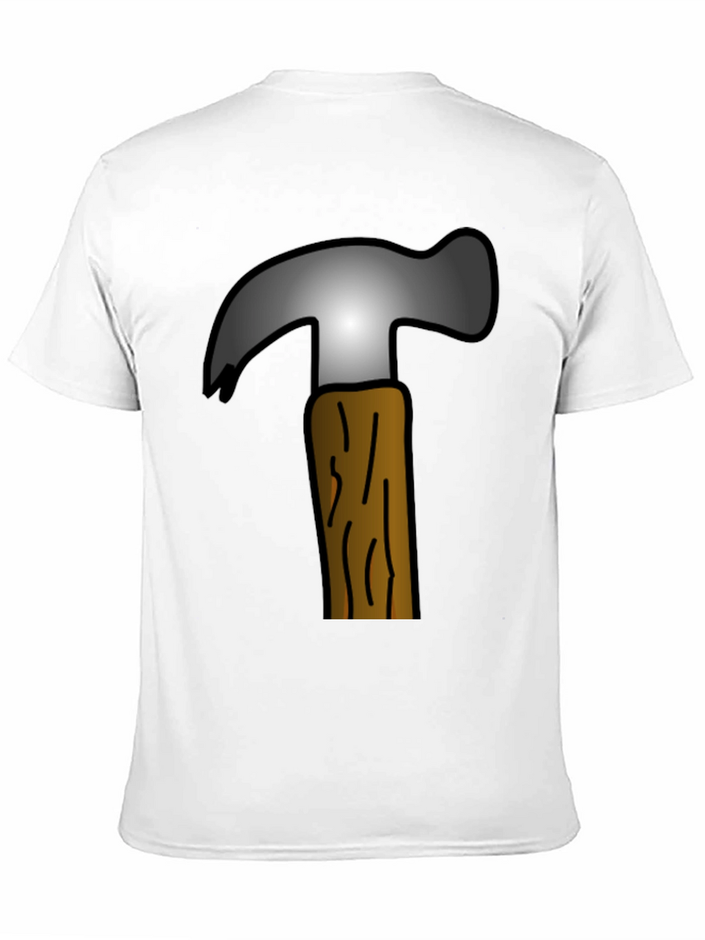 Hammer Graphic Tee - Cartoon Tool Design