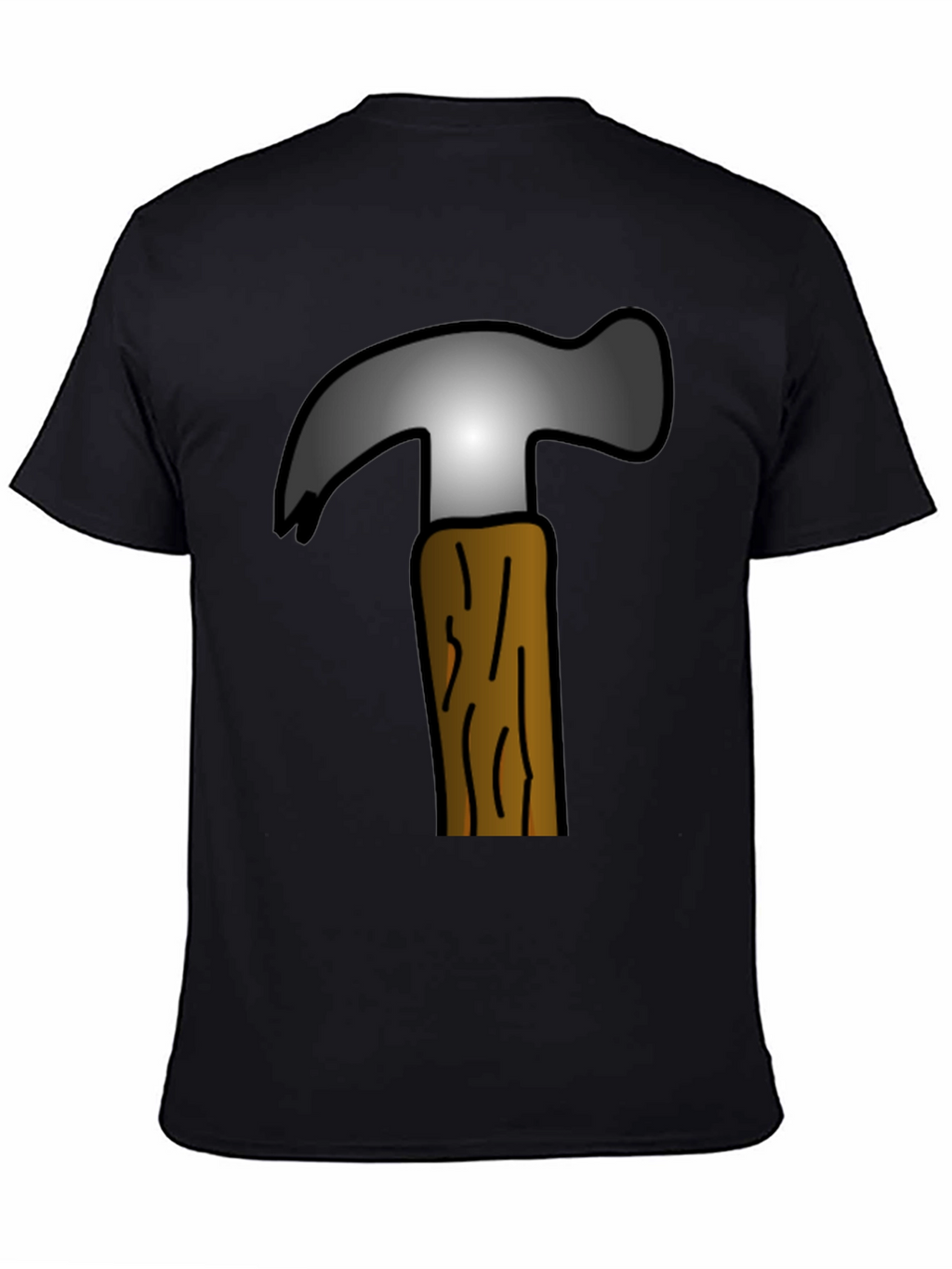 Hammer Graphic Tee - Cartoon Tool Design