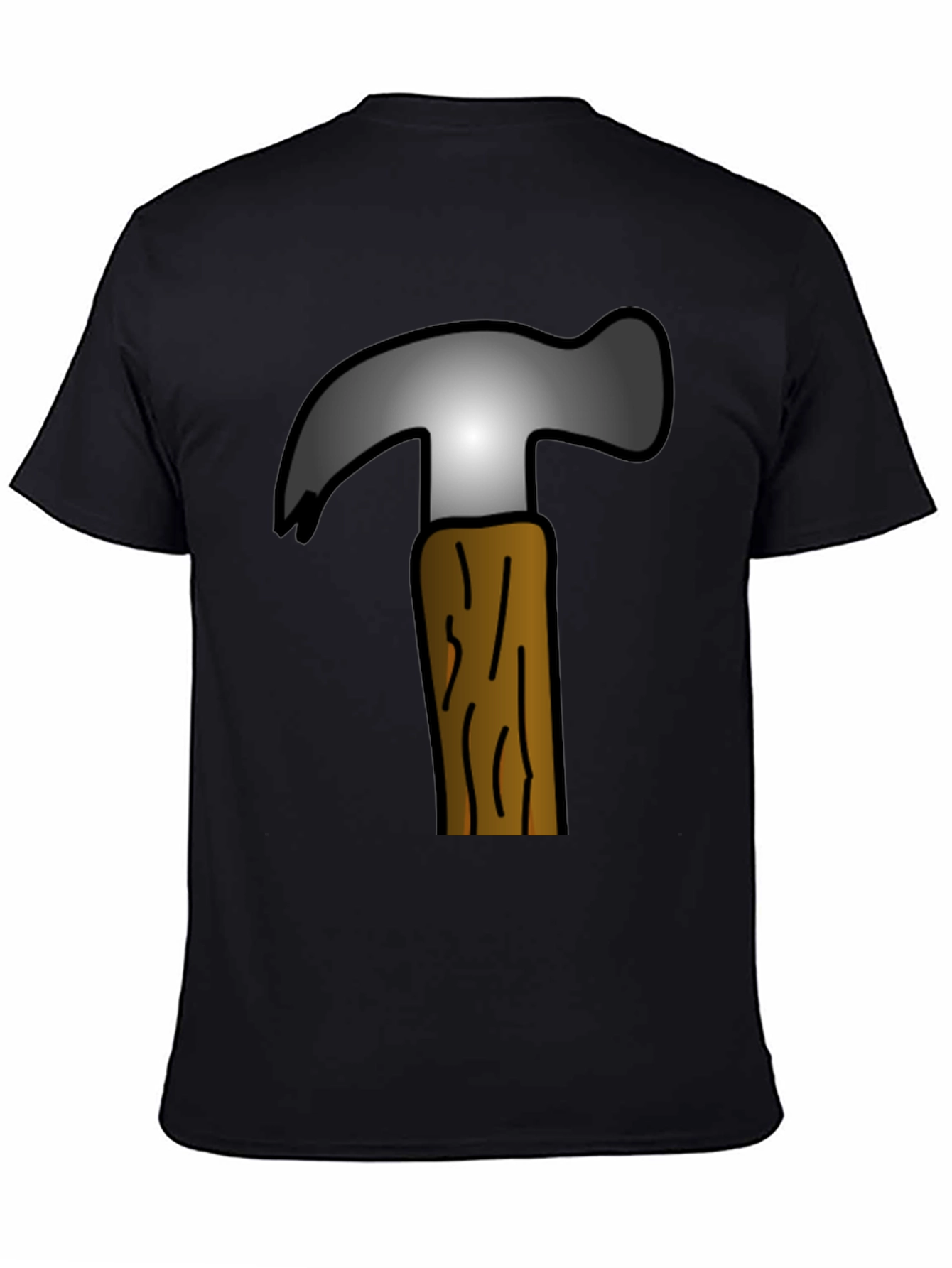 Hammer Graphic Tee - Cartoon Tool Design