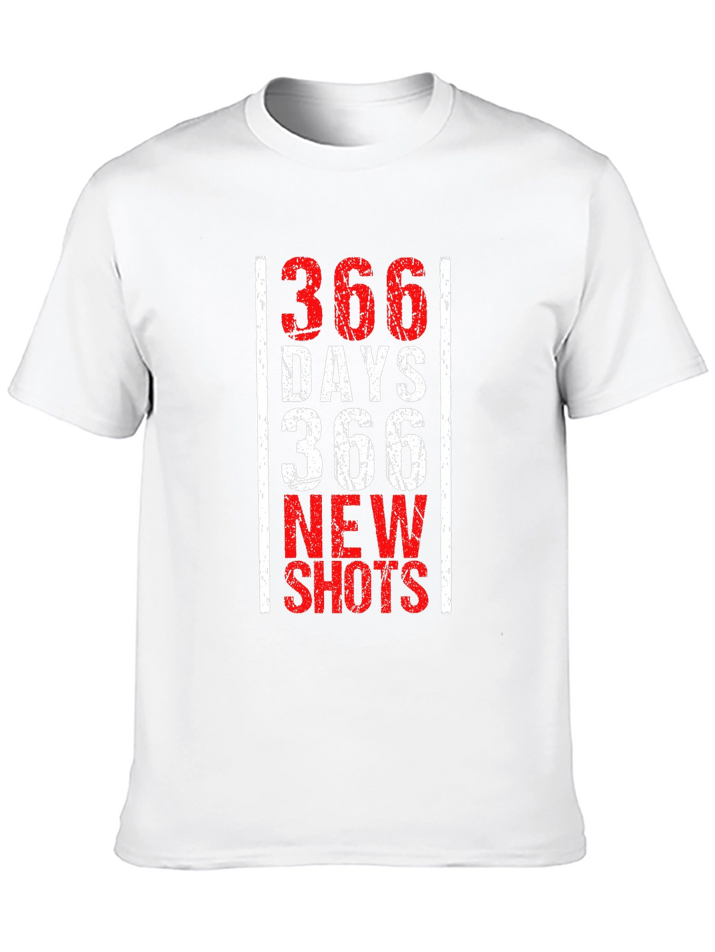 366 Days New Shots Black Graphic Tee