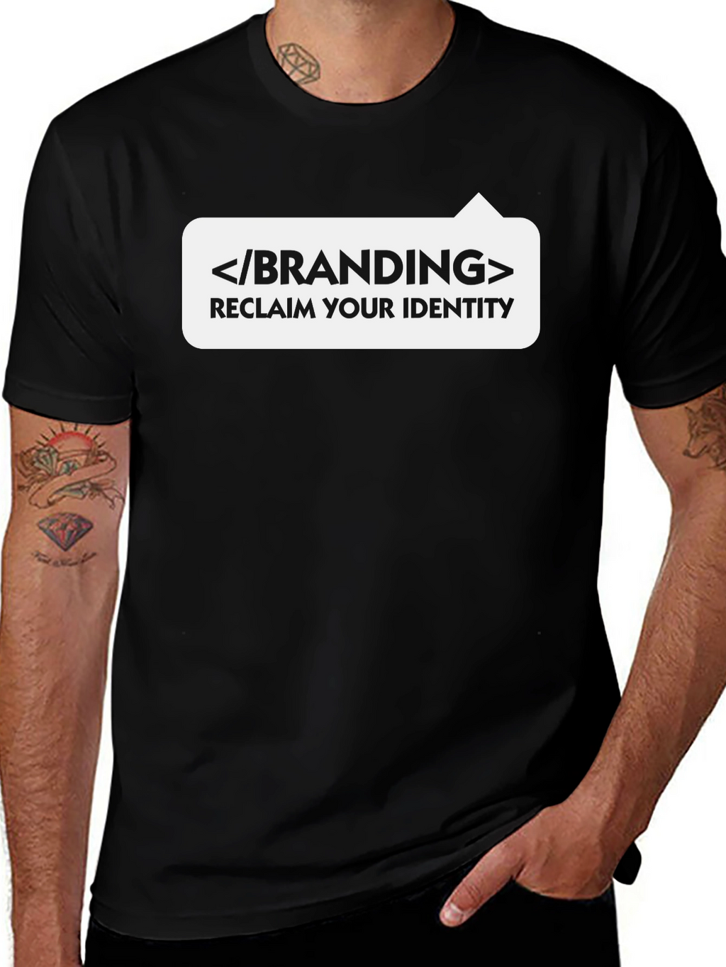 Branding Reclaim Identity Graphic Tee - Black