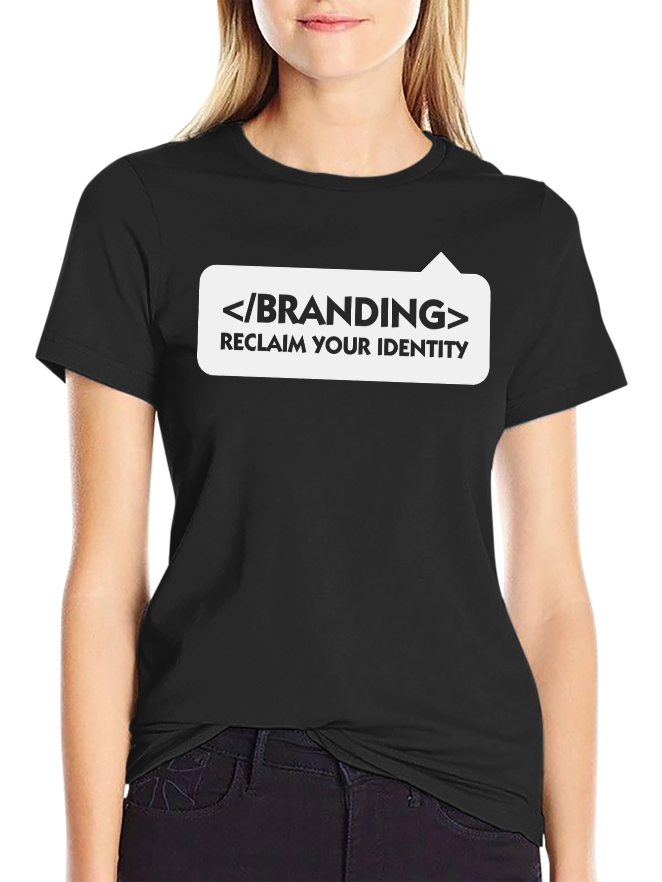 Branding Reclaim Identity Graphic Tee - Black