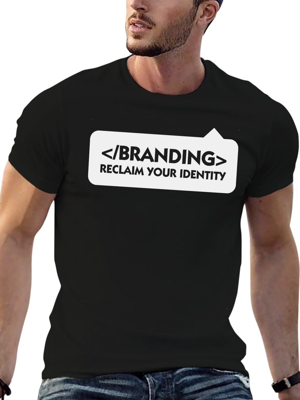 Branding Reclaim Identity Graphic Tee - Black