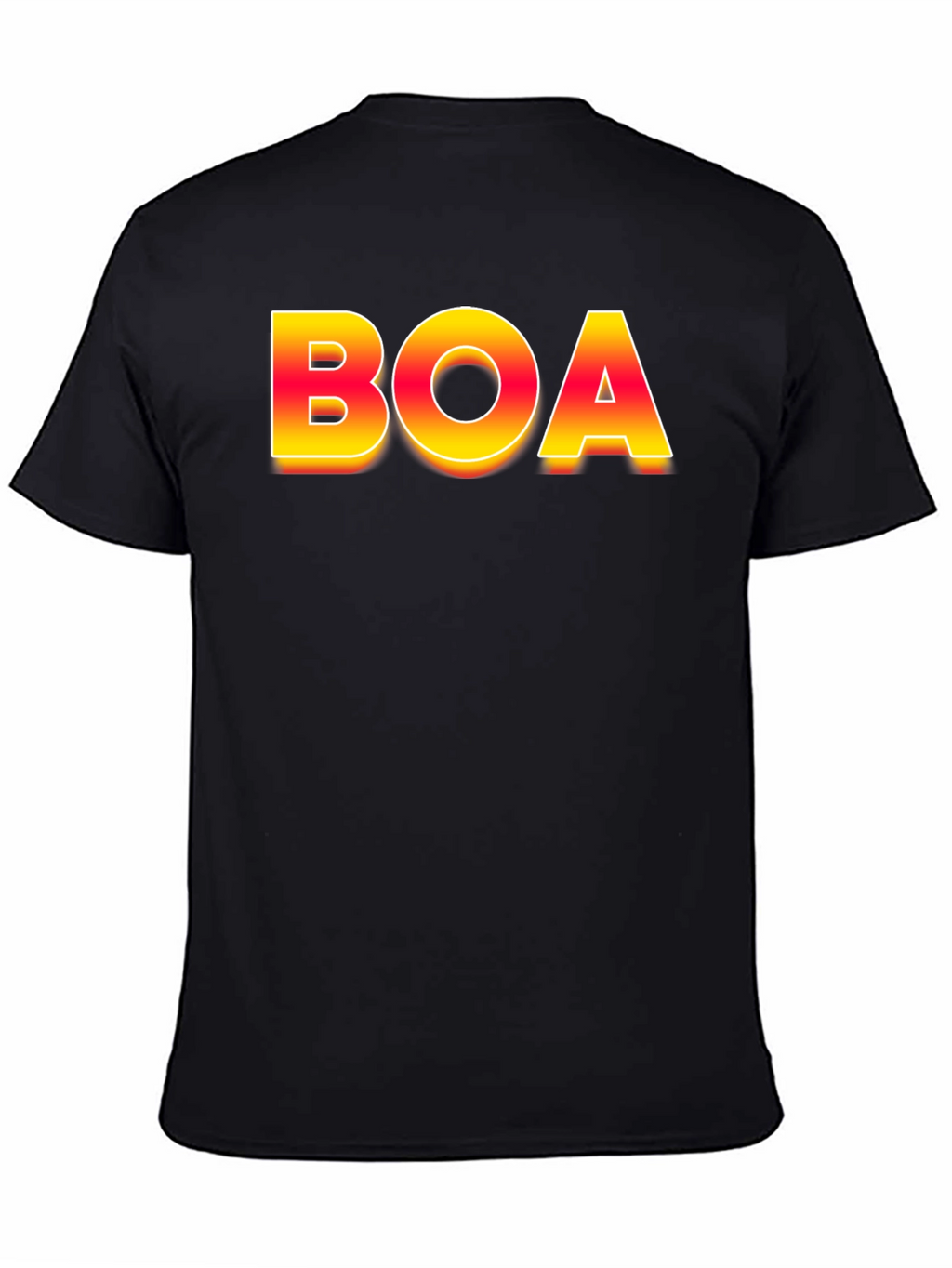 BOA Graphic Black T-Shirt