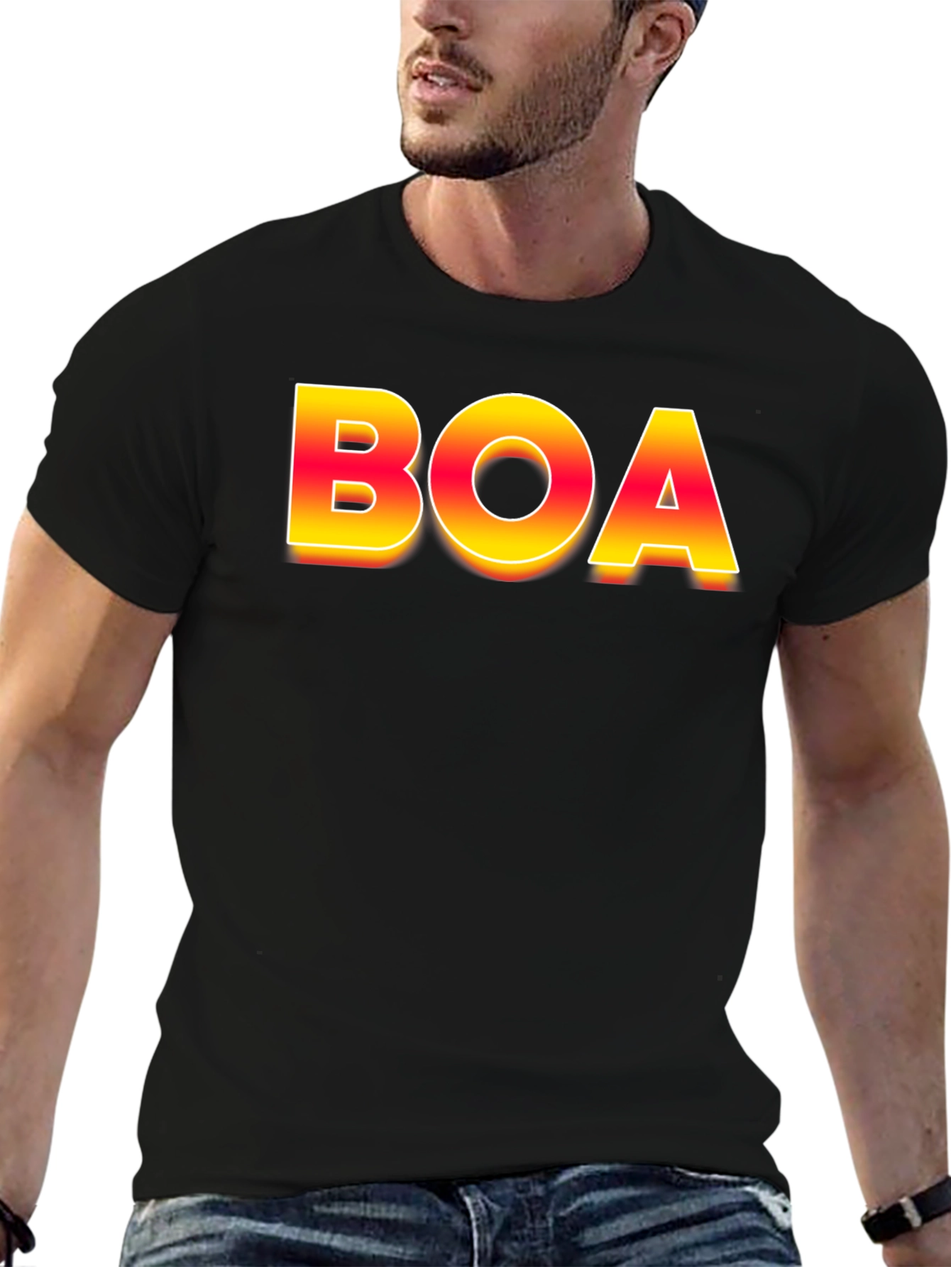 BOA Graphic Black T-Shirt