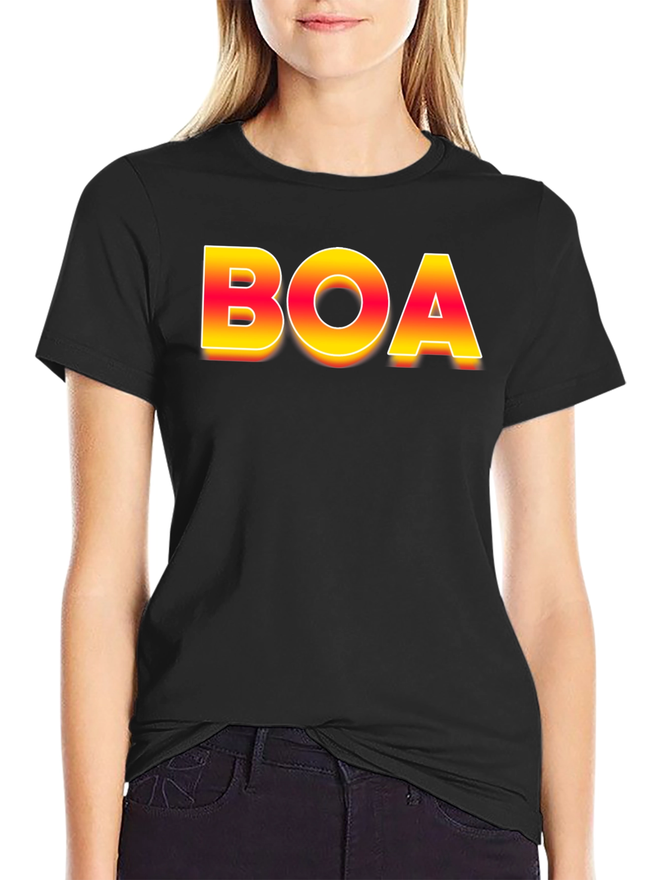 BOA Graphic Black T-Shirt