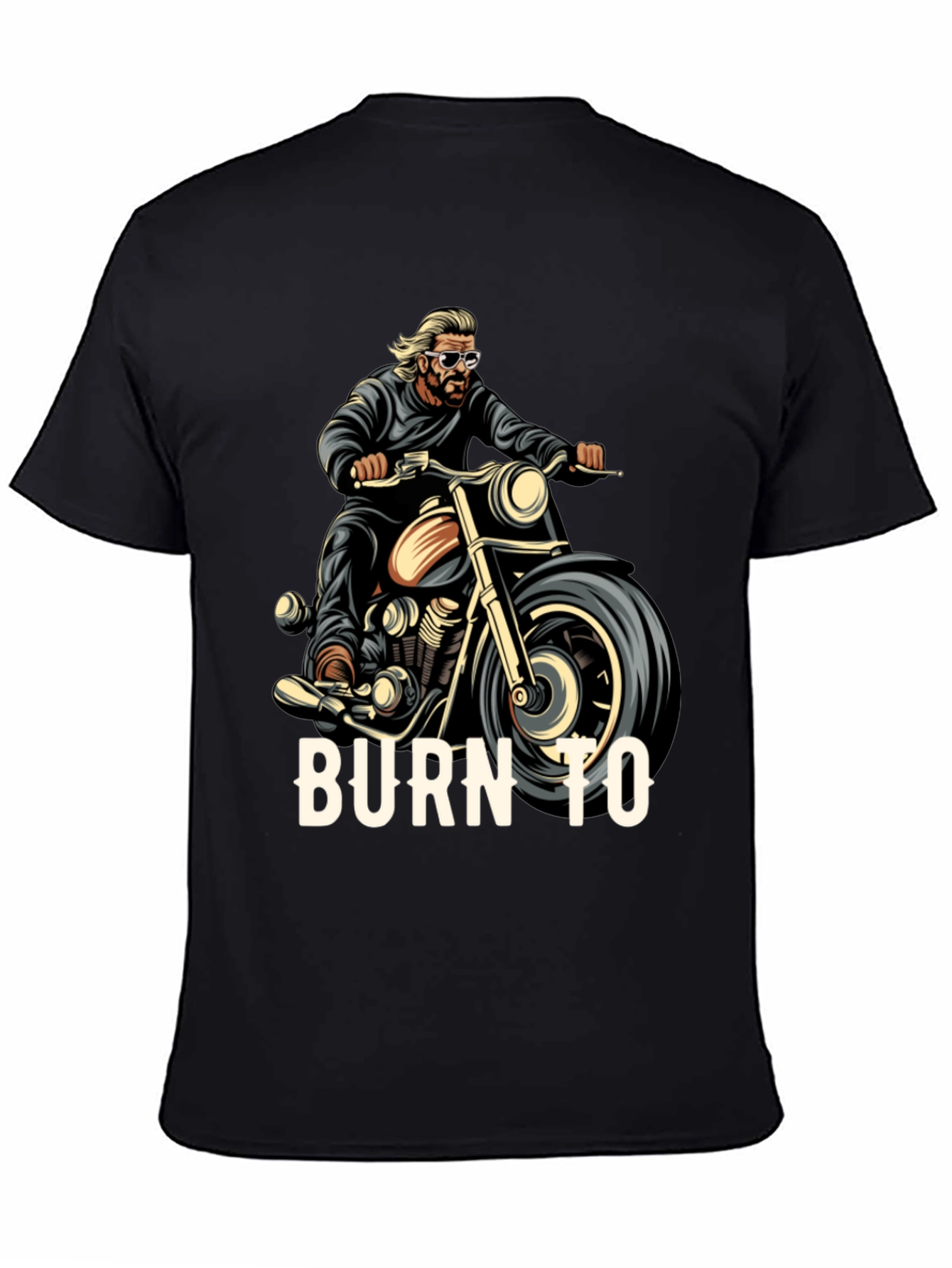 Burn To Ride Graphic T-Shirt