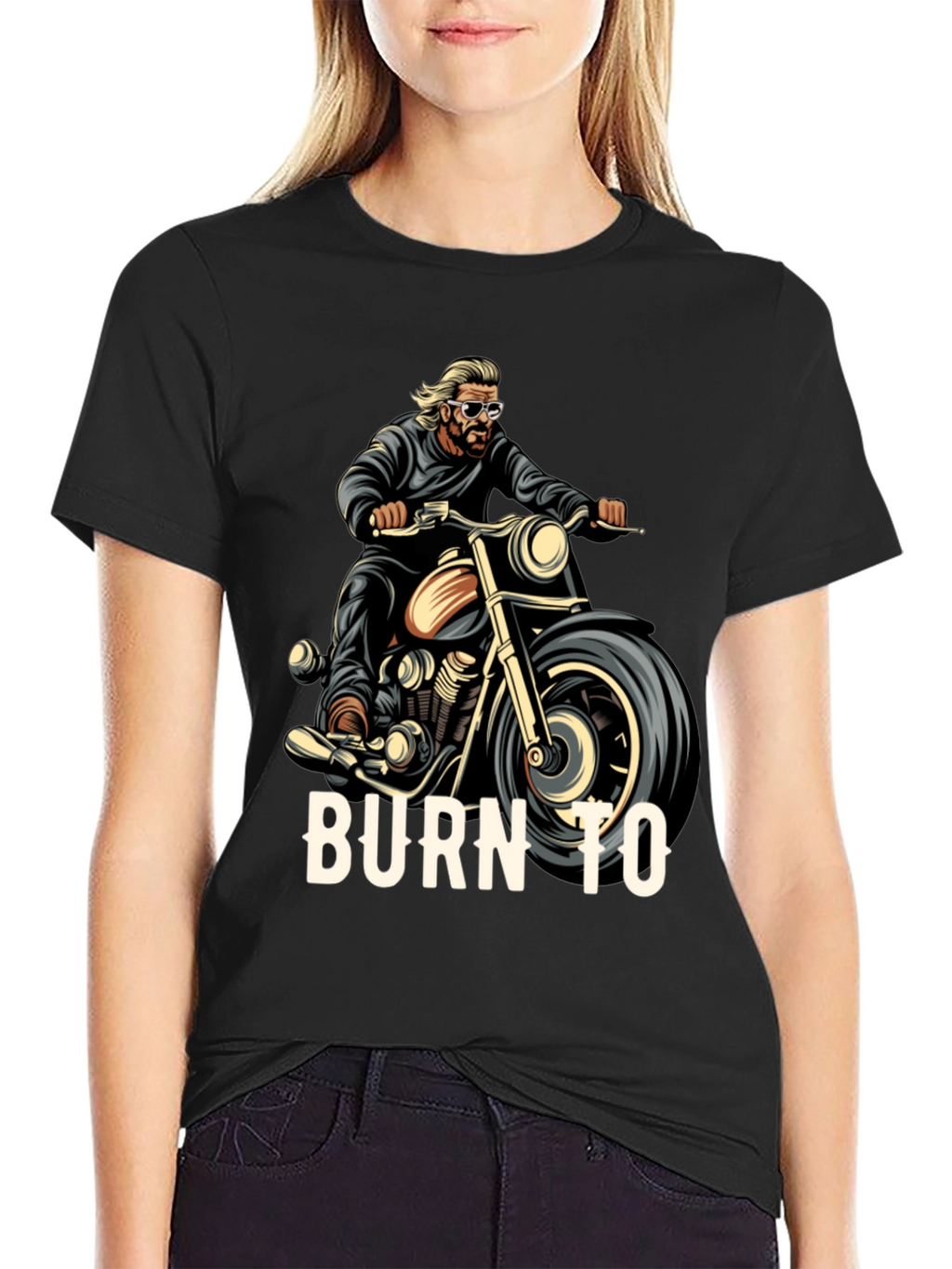 Burn To Ride Graphic T-Shirt