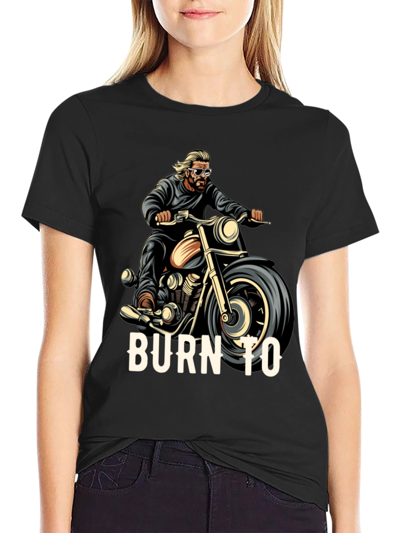 Burn To Ride Graphic T-Shirt