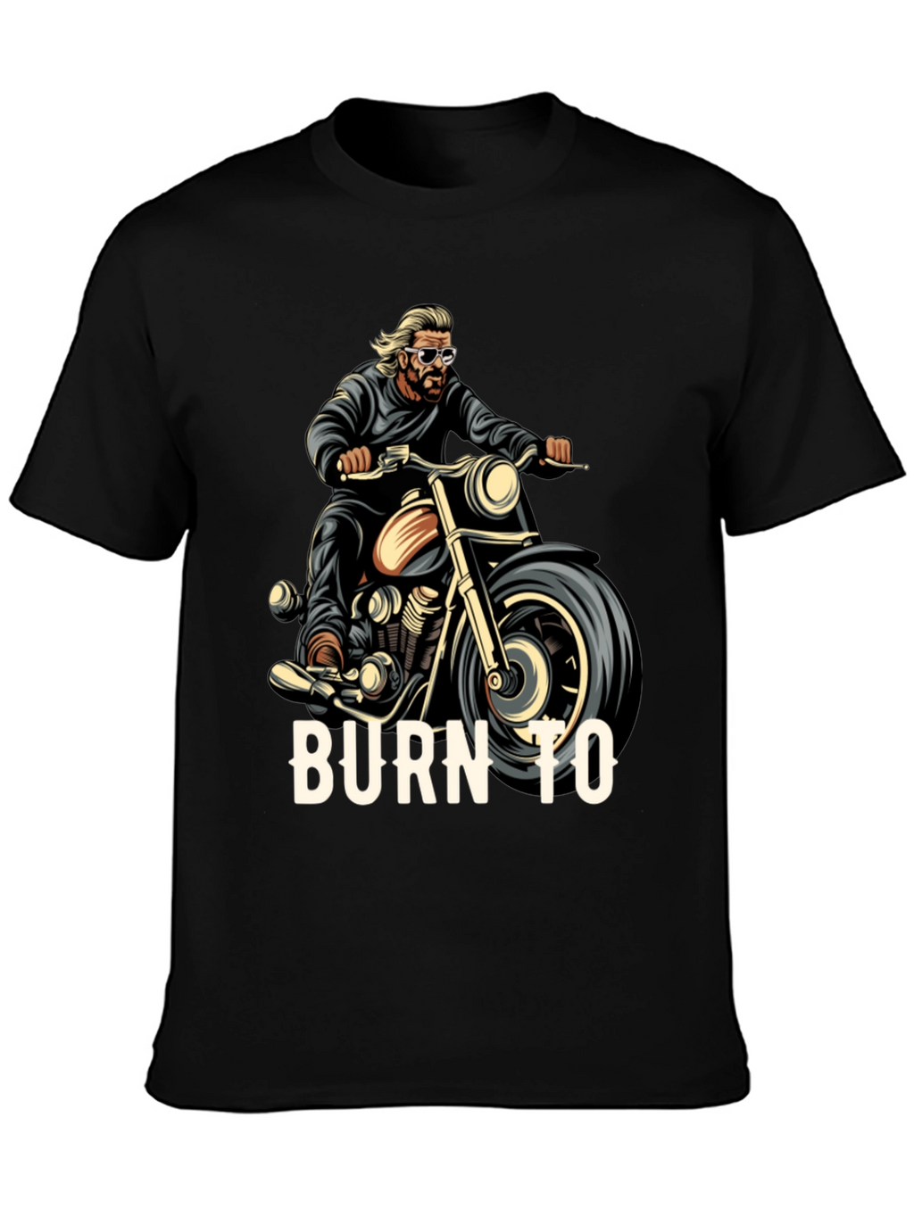 Burn To Ride Graphic T-Shirt