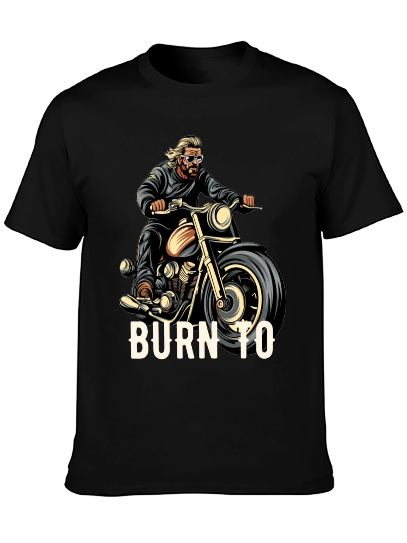 Burn To Ride Graphic T-Shirt