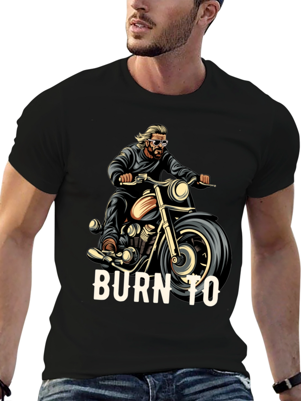 Burn To Ride Graphic T-Shirt