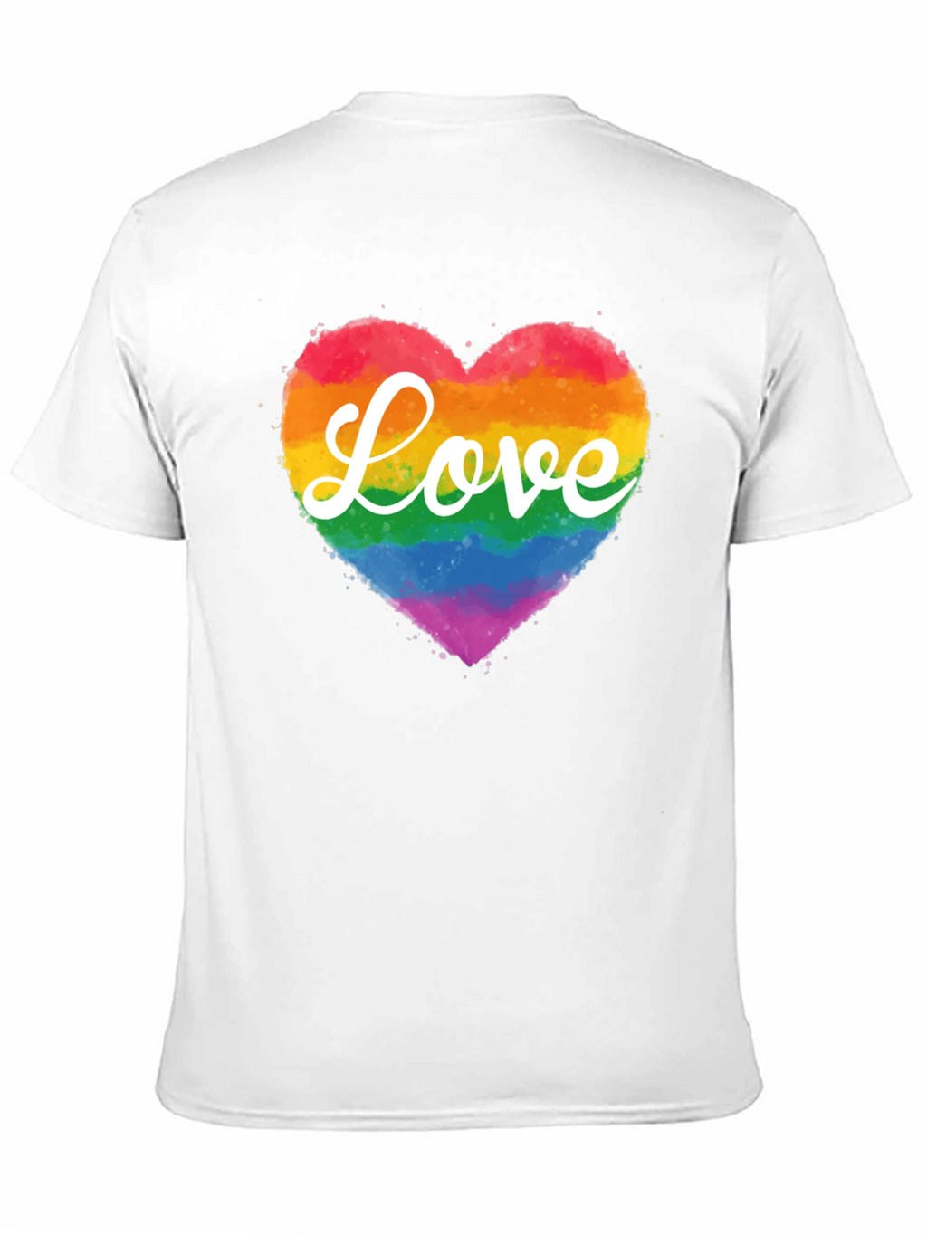 Love Wins T-Shirt Rainbow Heart Tee