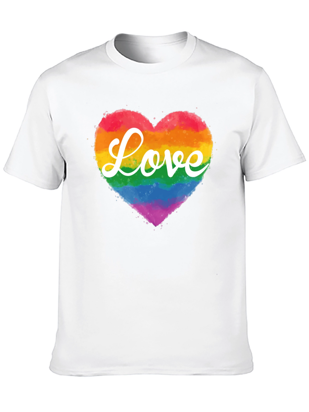Love Wins T-Shirt Rainbow Heart Tee