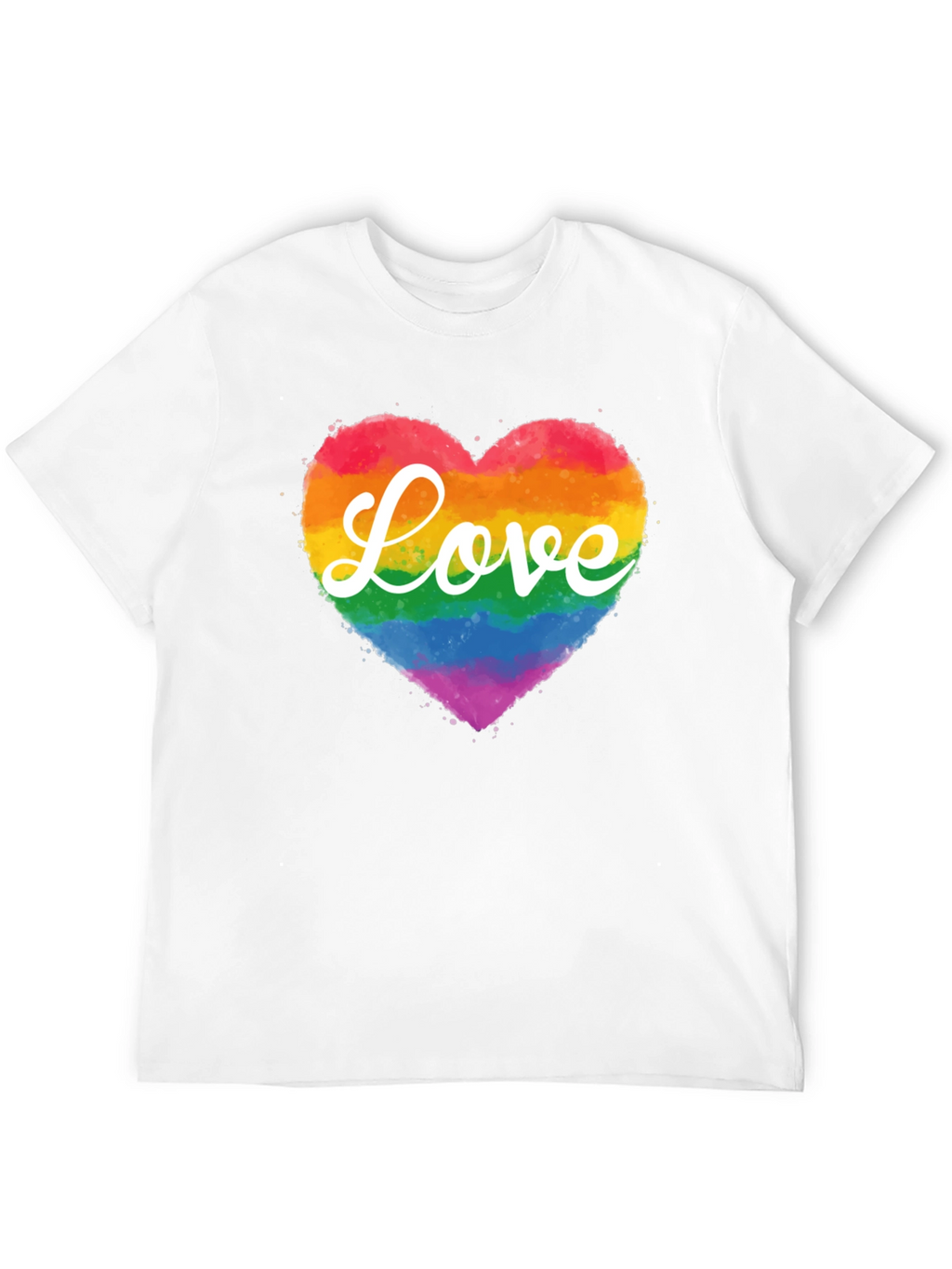 Love Wins T-Shirt Rainbow Heart Tee
