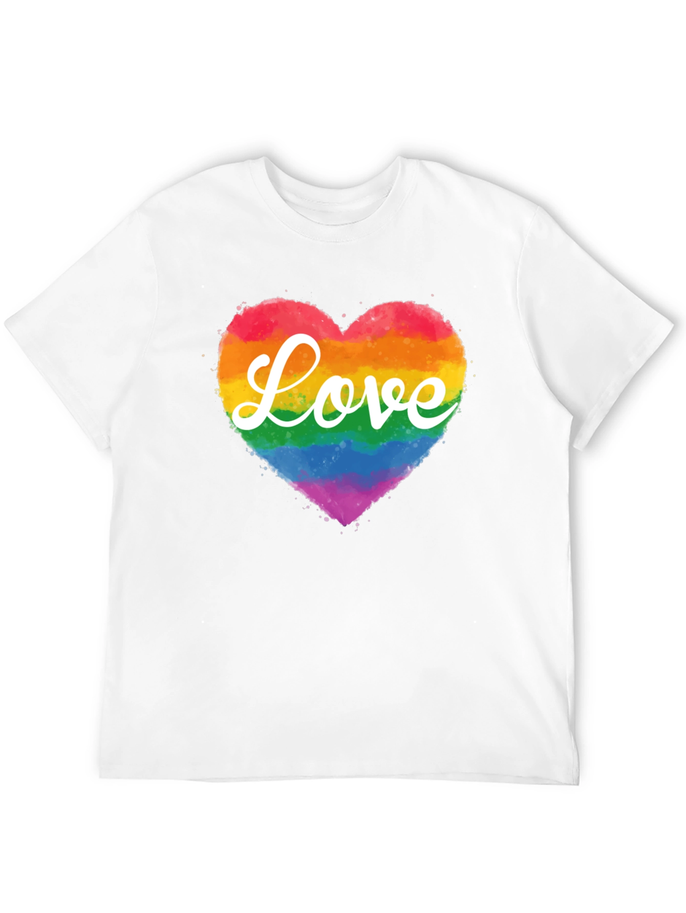 Love Wins T-Shirt Rainbow Heart Tee