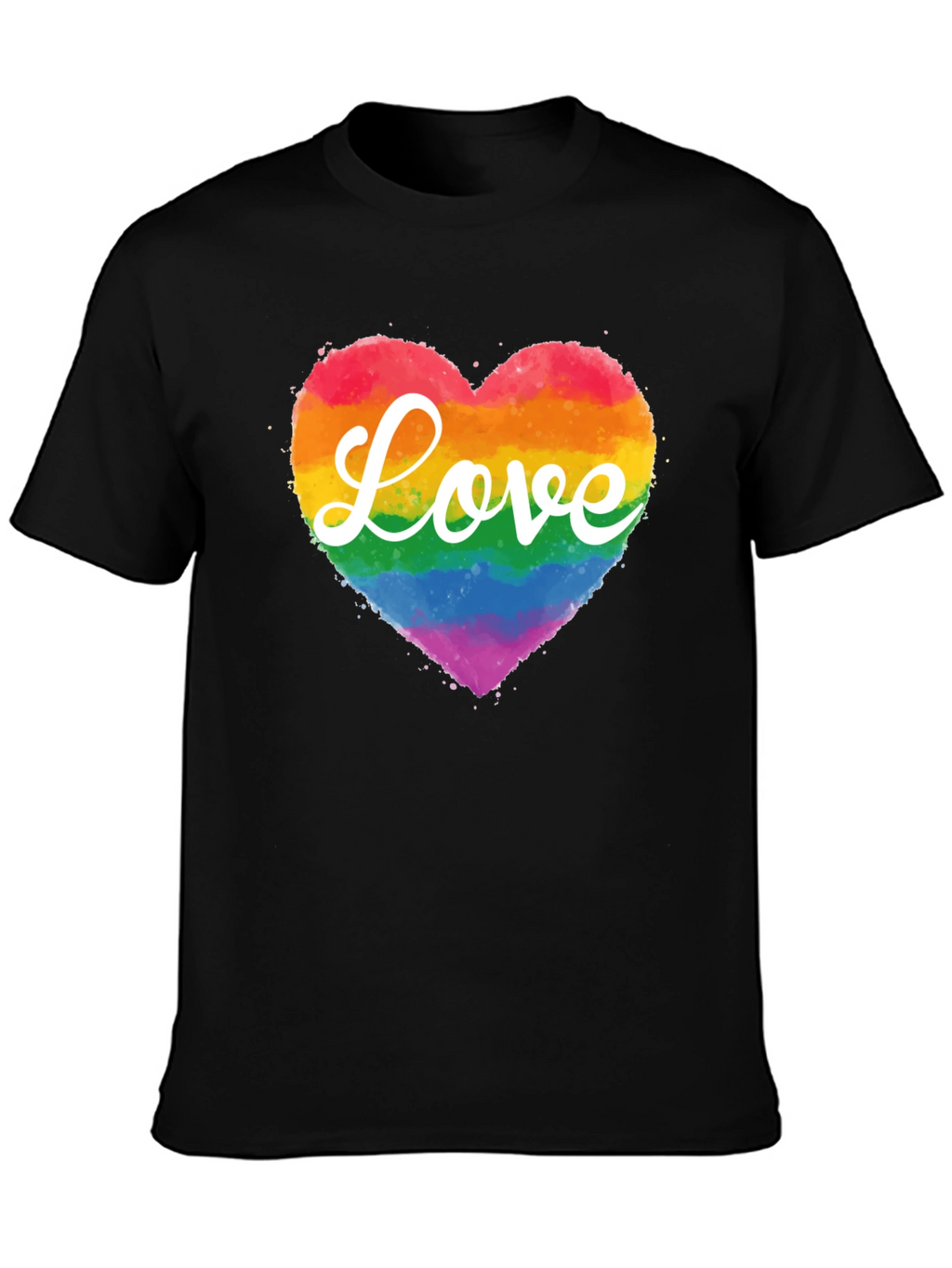 Love Wins T-Shirt Rainbow Heart Tee