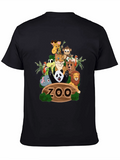 Zoo Animal Crew Neck T-Shirt