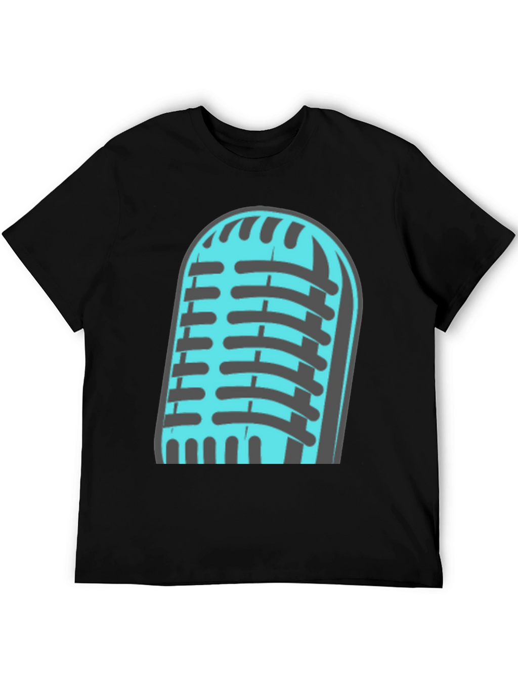 Retro Microphone Graphic T-Shirt