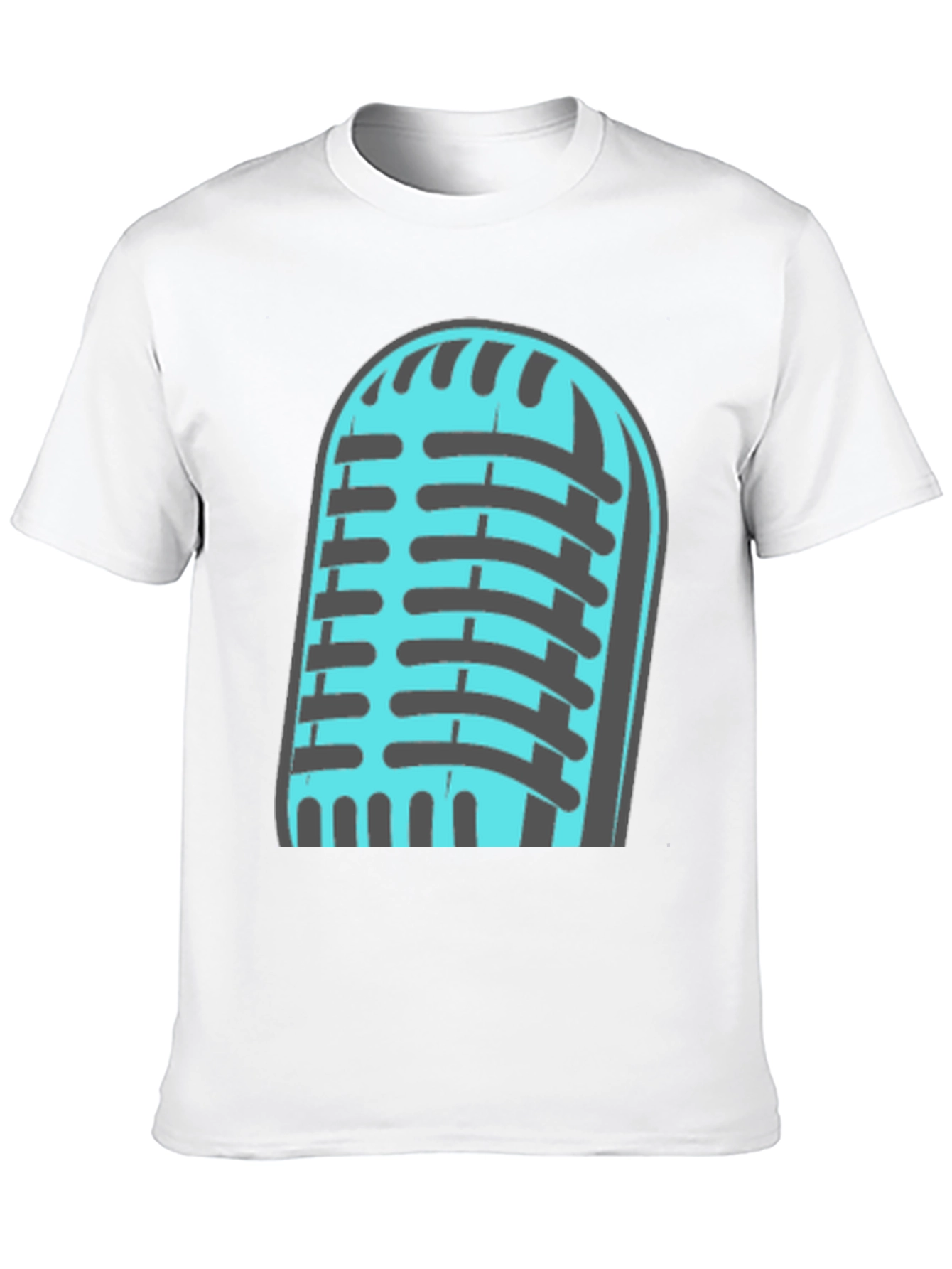 Retro Microphone Graphic T-Shirt