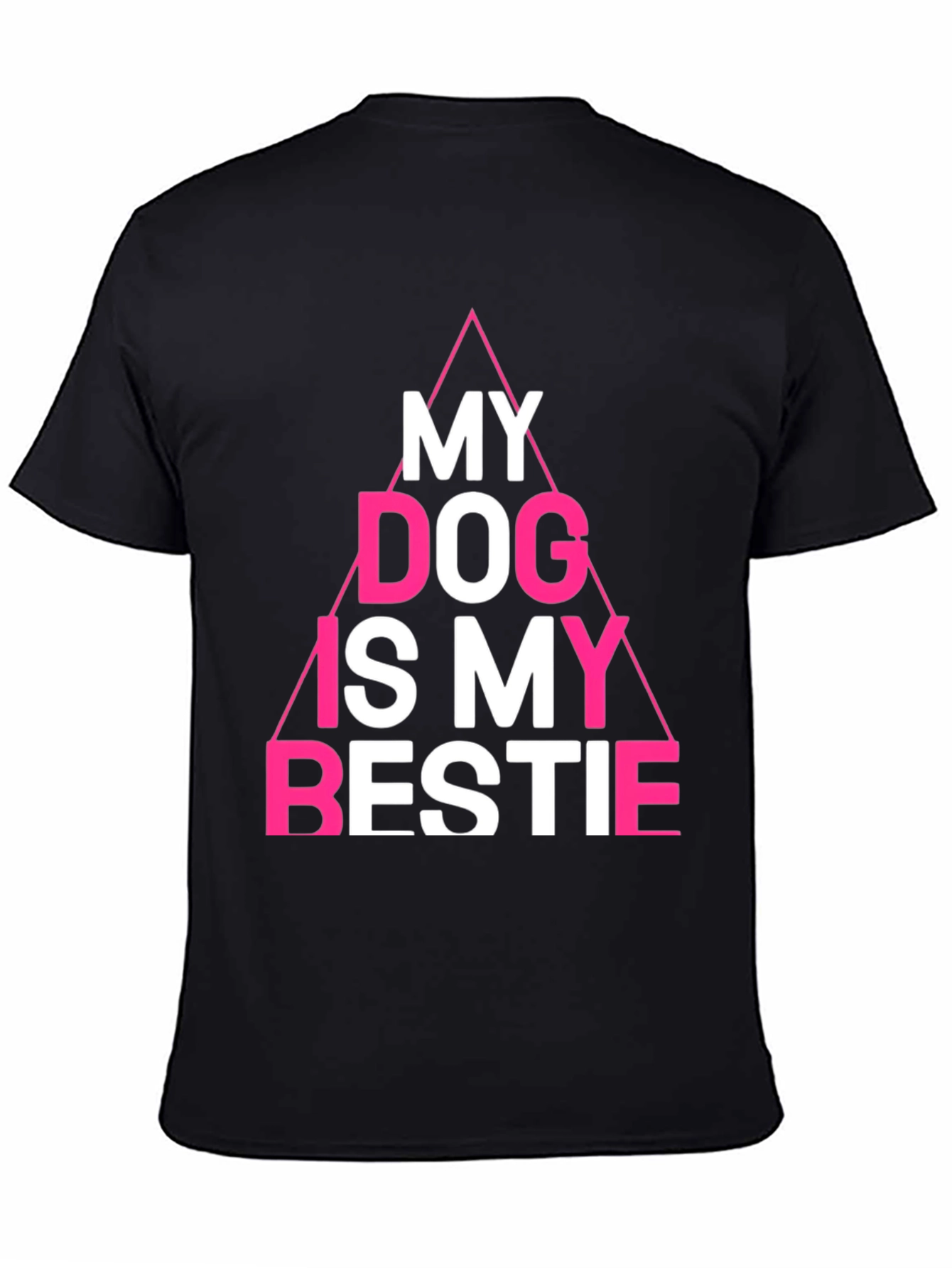 My Dog is My Bestie Tee - Black