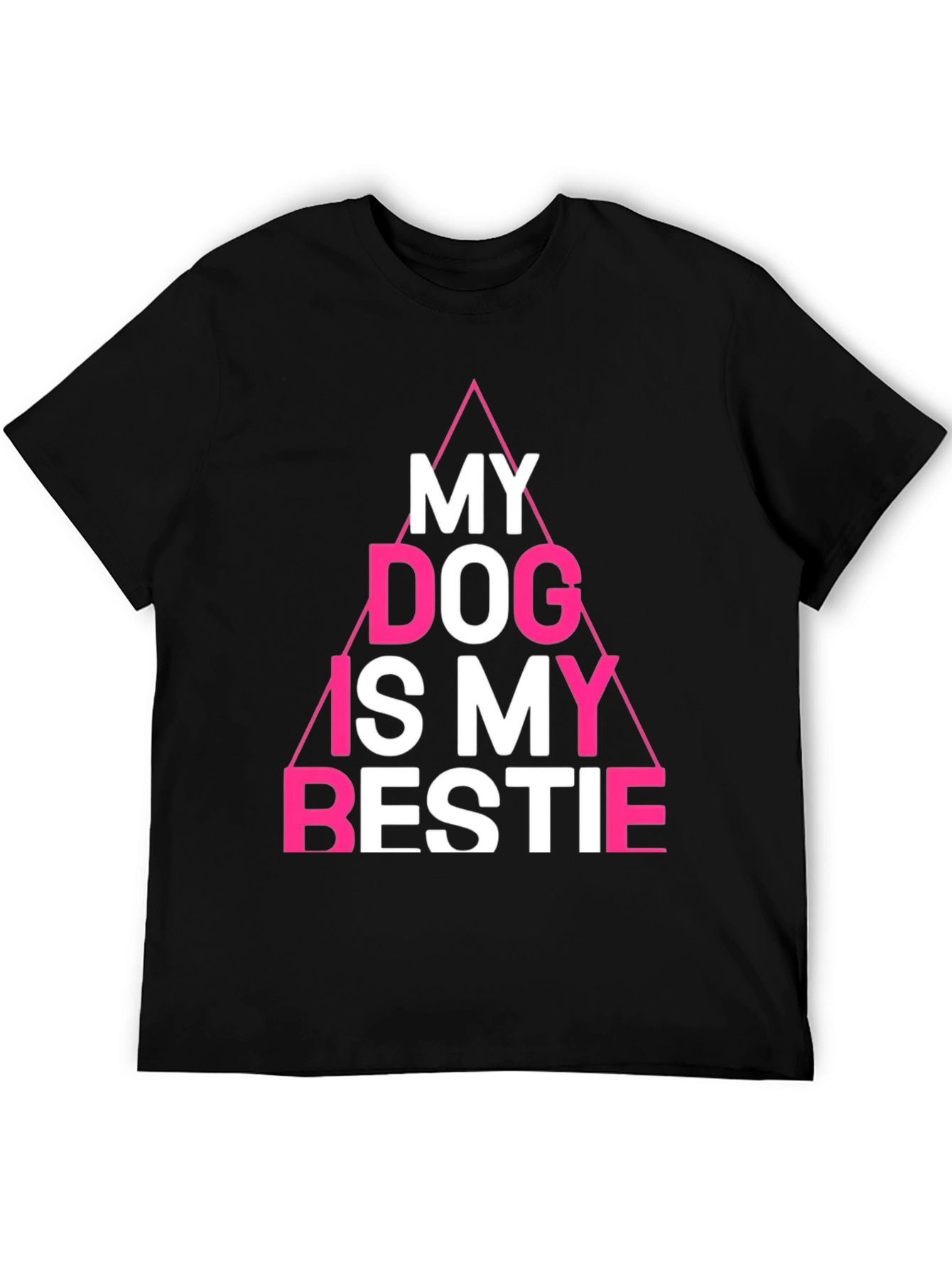 My Dog is My Bestie Tee - Black