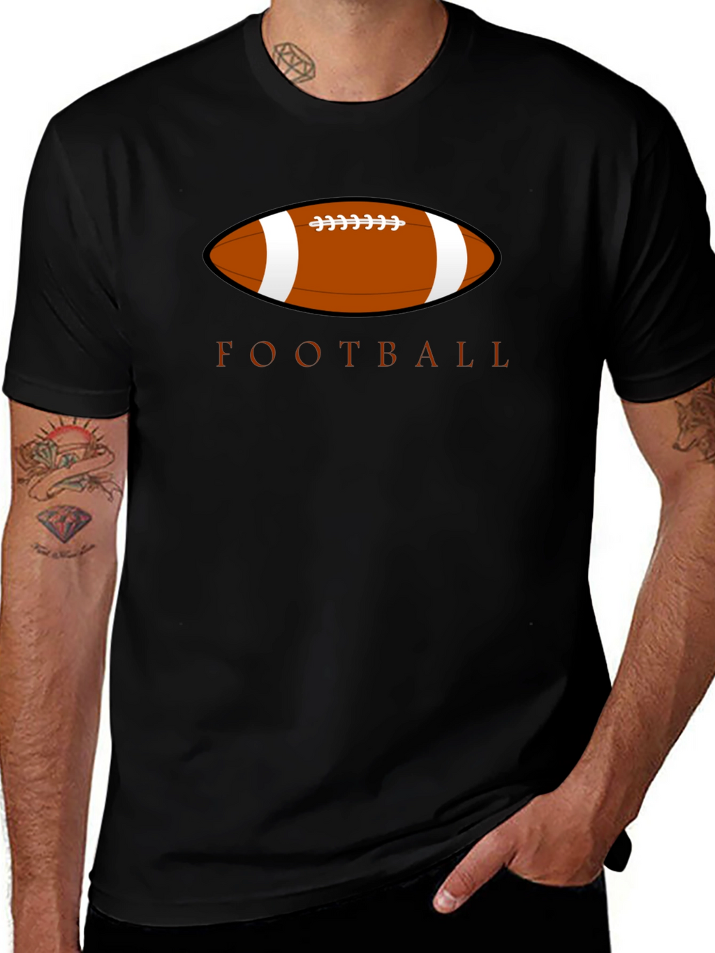 Football Graphic Tee - Classic Sports Design