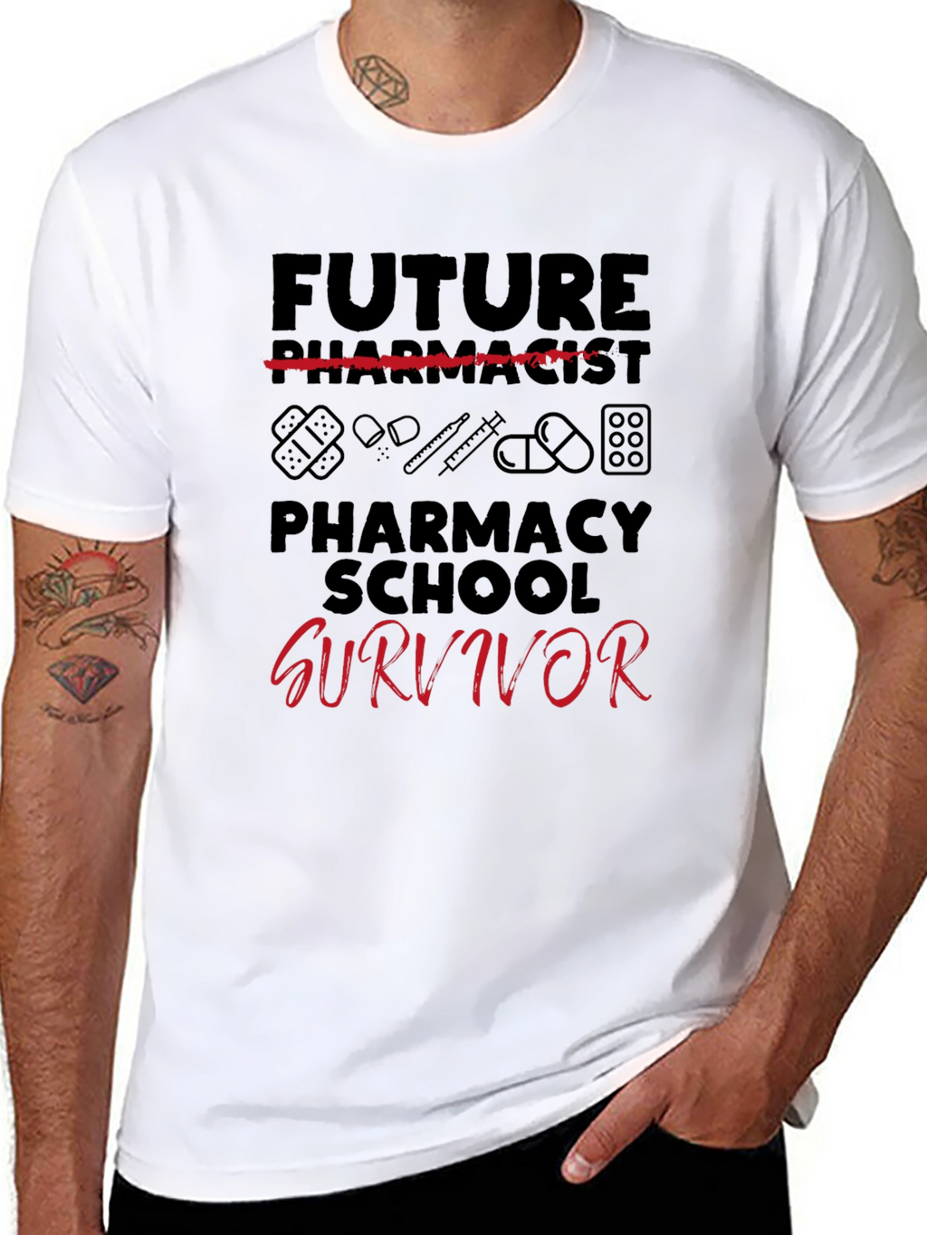 Future Pharmacist School Survivor T-Shirt